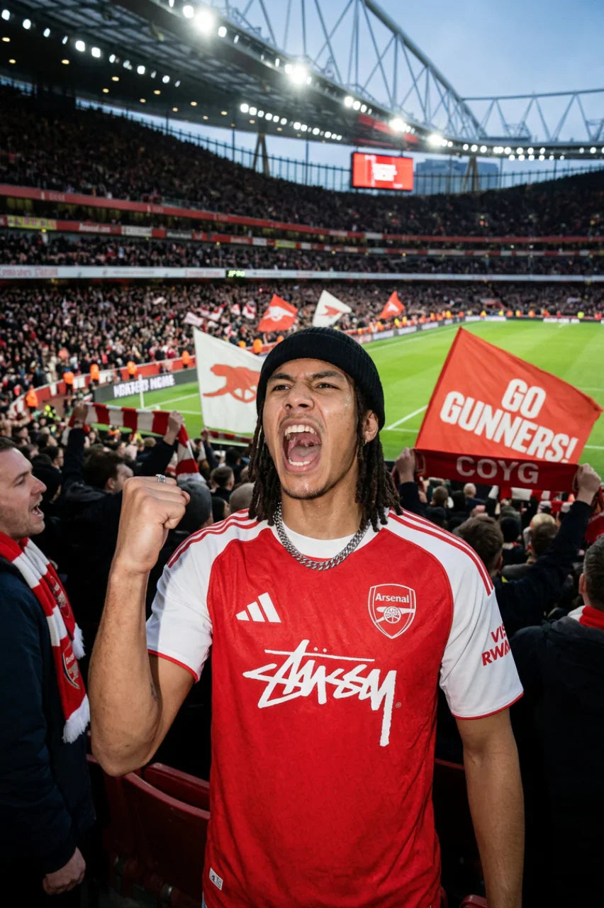 Arsenal x Stussy Special Edition Jersey one of the best football shirts ever created