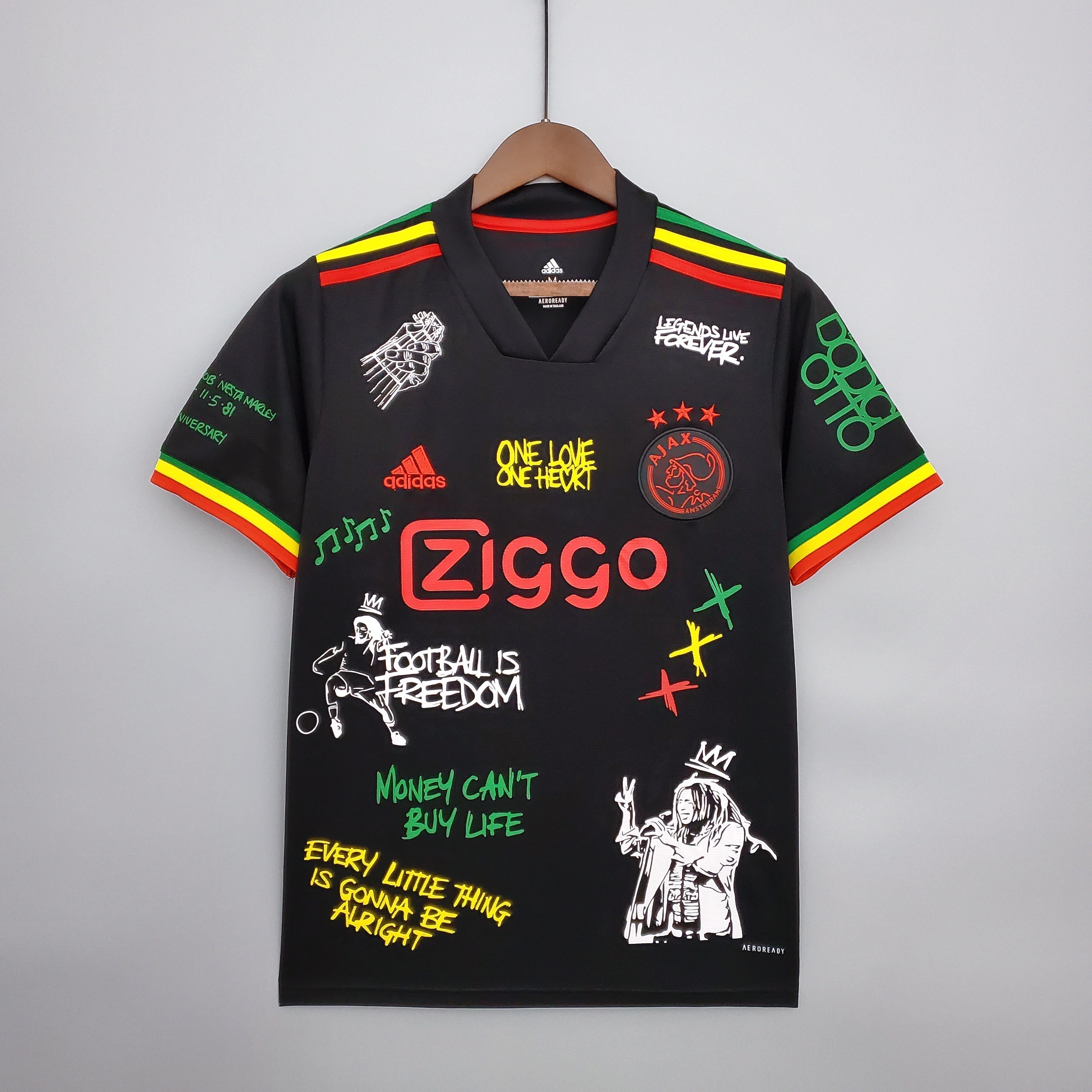 Maglia speciale Ajax Bob Marley