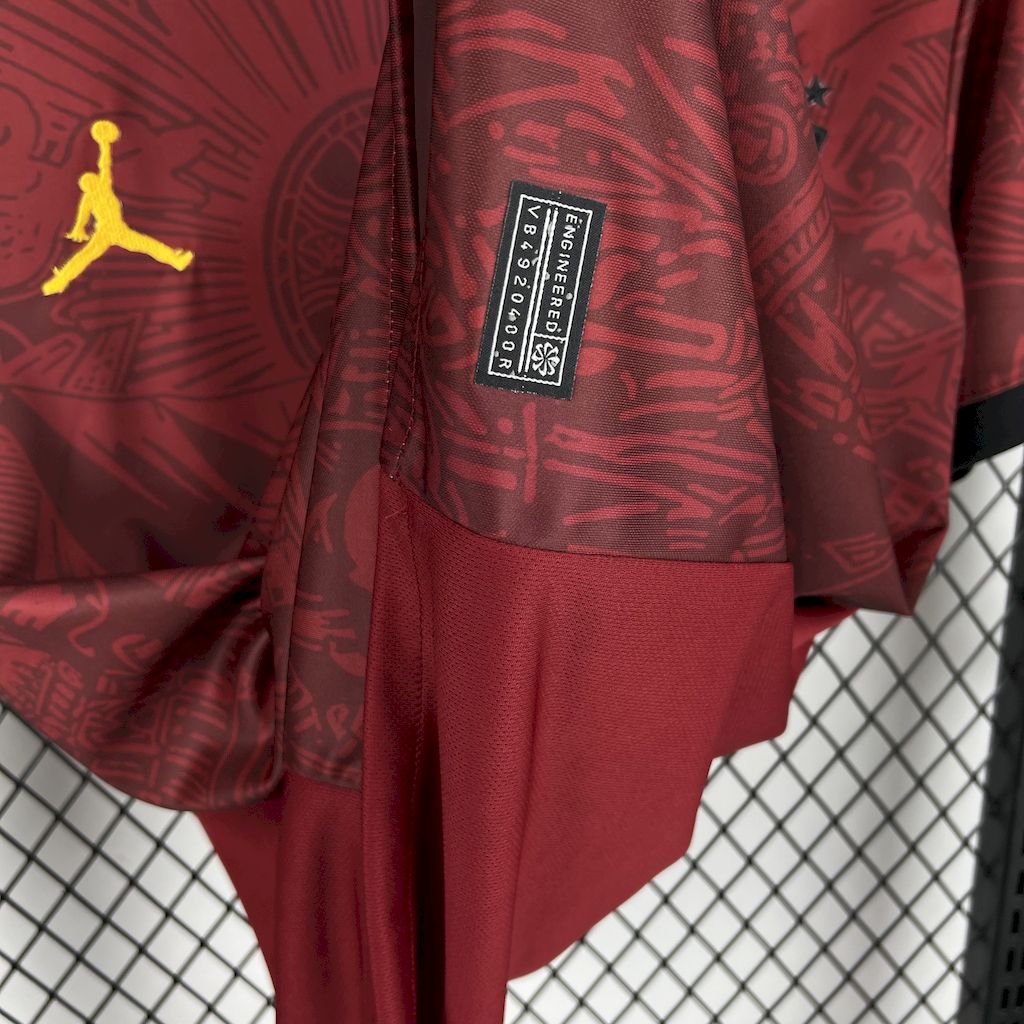Maillot Brésil Jésus-Christ le Rédempteur Rouge 2025/2026