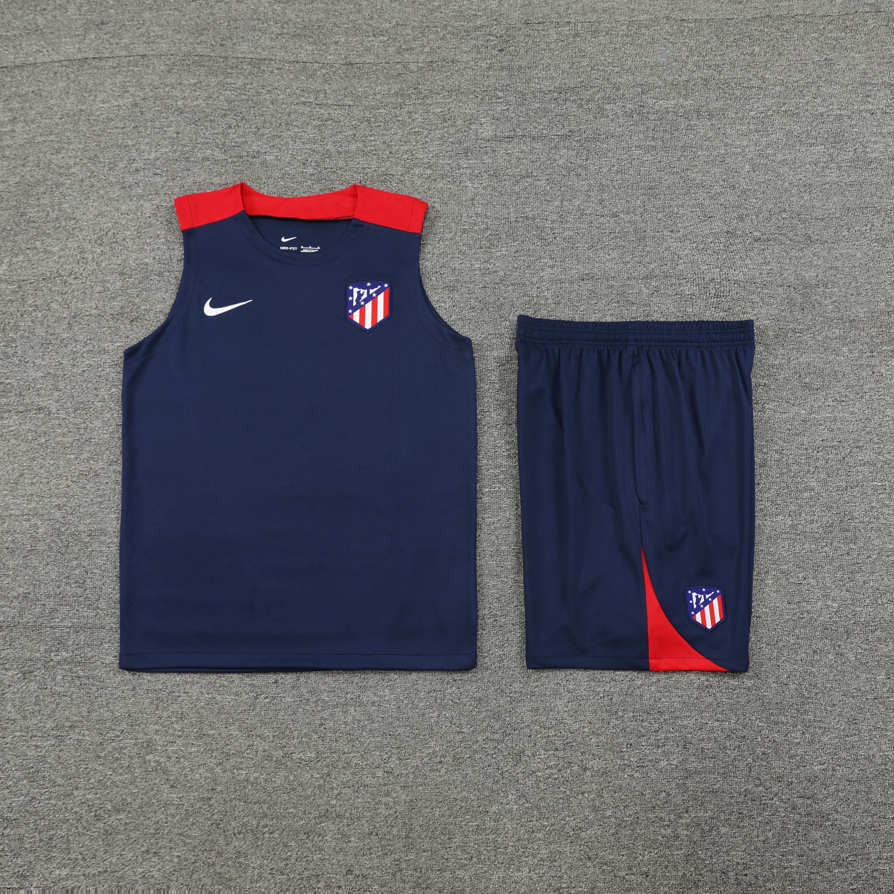 Conjunto de Treino Verão Sem Mangas Athletico Madrid 2024/25