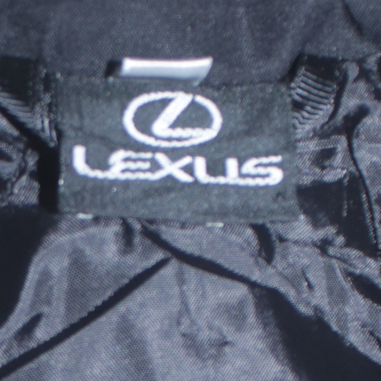 Lexus Black Nascar Jacke Herren Größe L Bestickte Logos Reißverschluss Fronttaschen Bomber Oberbekleidung