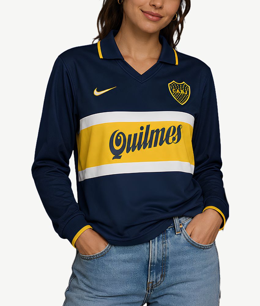 BOCA JUNIORS 1996/1997 LONG SLEEVE JERSEY