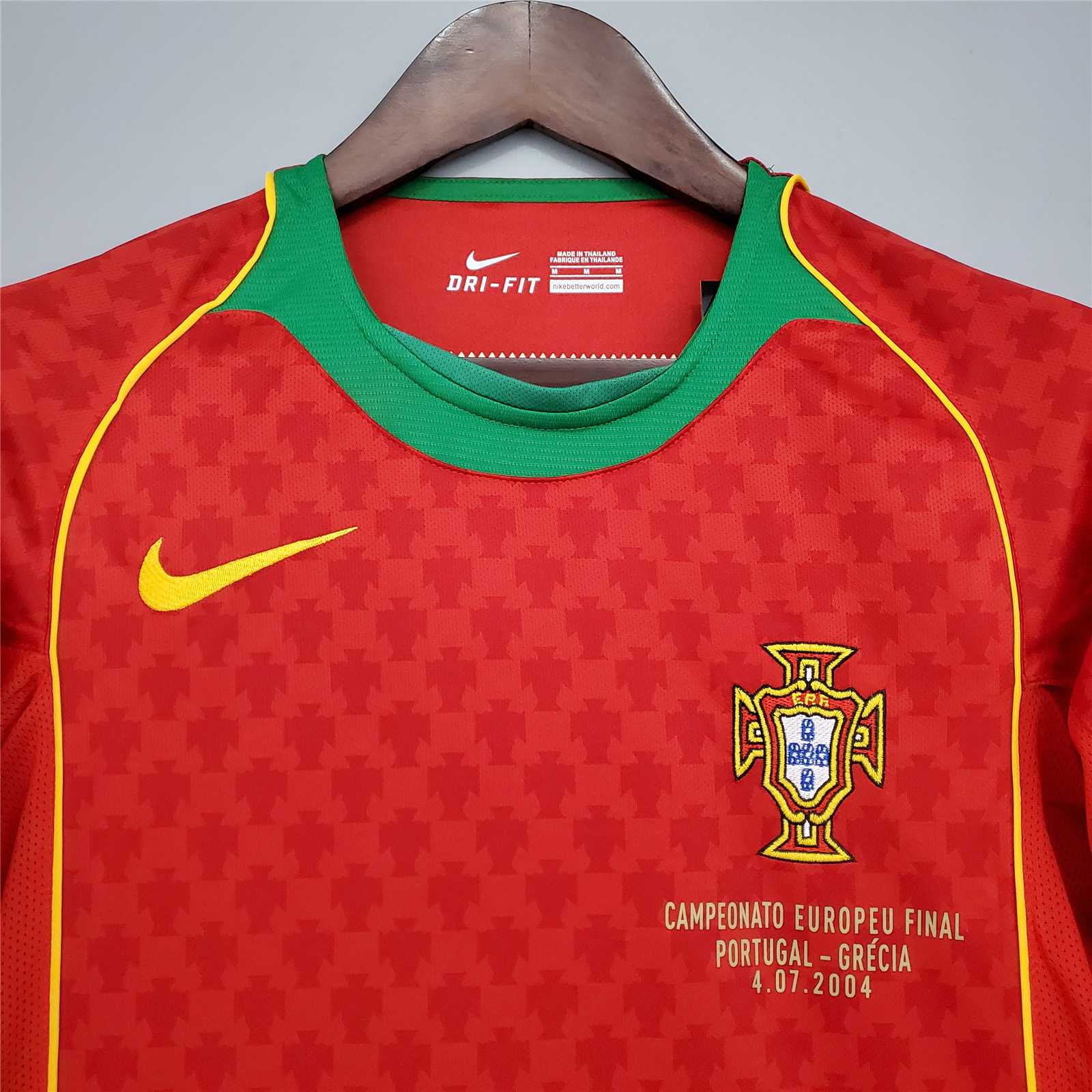 Maillot Retro Portugal 2004 – Kit Classique Euro 2004