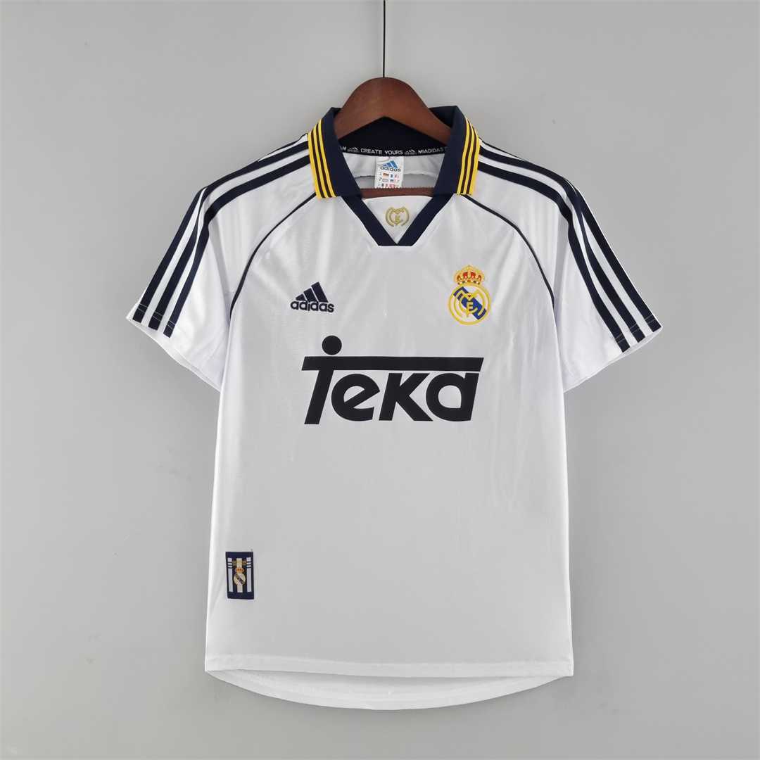 Real Madrid Home Retro Kit 1999/ 2000