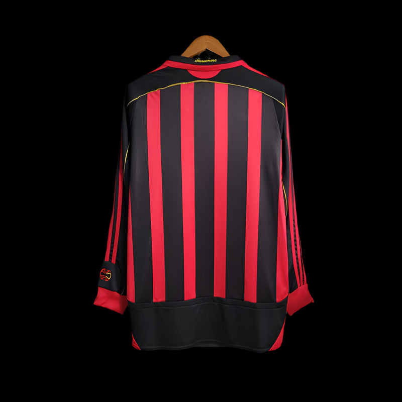 Equipación local AC Milan 06/07 – Retro de manga larga