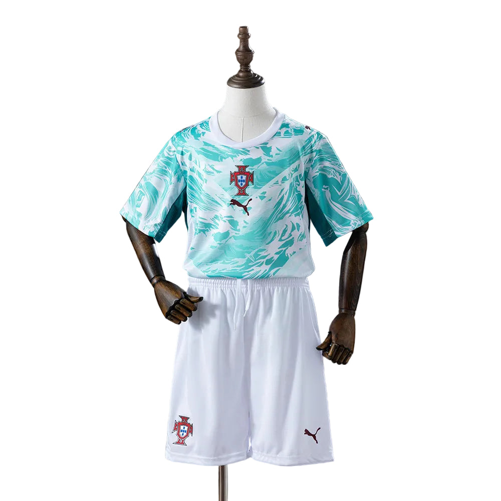 Camiseta infantil de visitante Portugal 2026