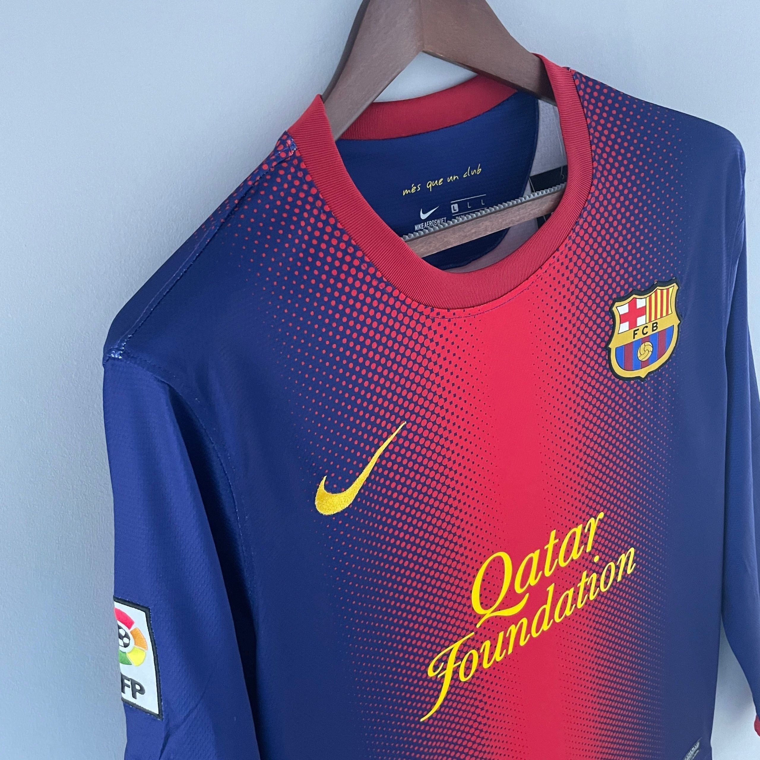 Camiseta retro de local FC Barcelona manga larga 2012/2013