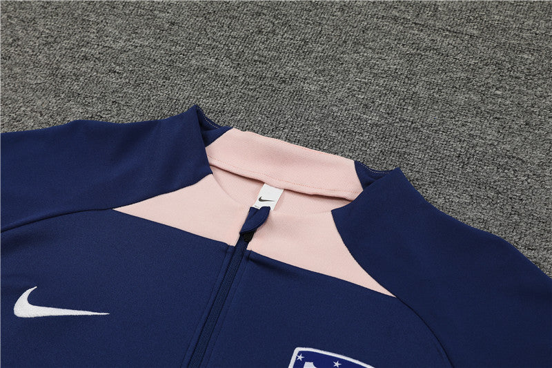 Tuta Blu Reale Atletico Madrid 23-24 (Mezza zip)