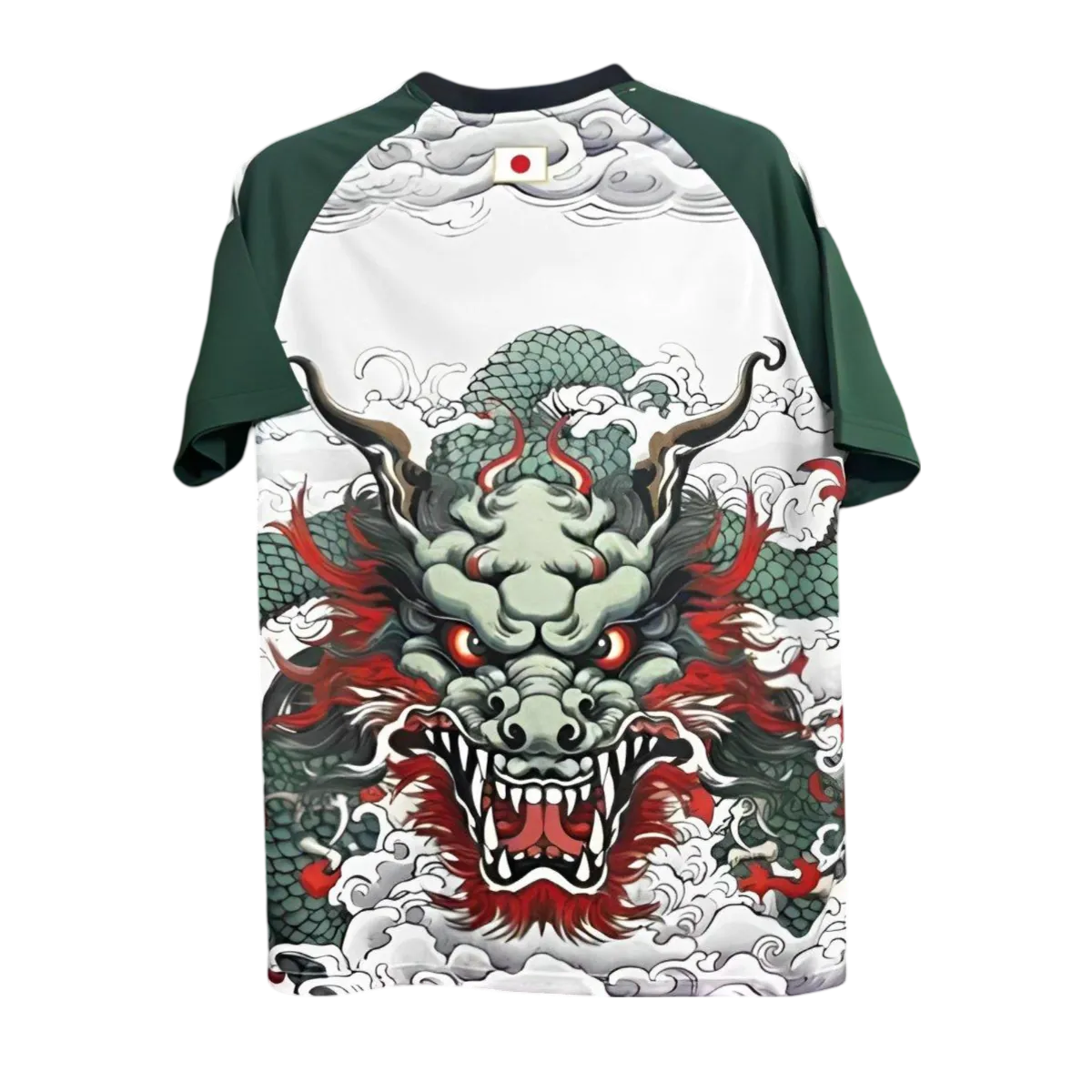 2024-2025 Japan x Y3 Grün Weiß Drache – Sonderausgabe Trikot