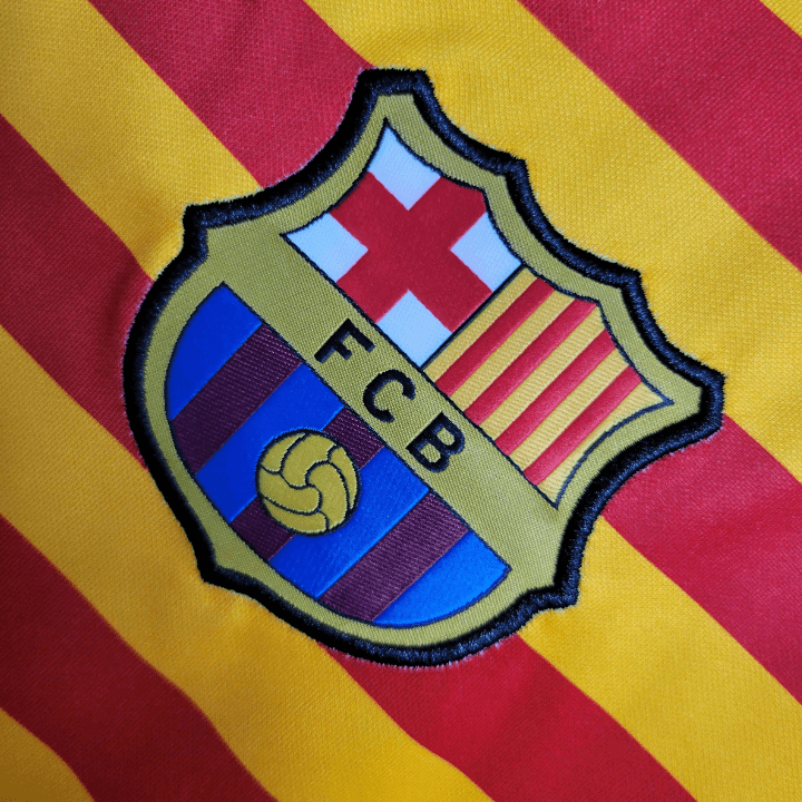 2023/2024 FC Barcelona Auswärts-Trikot mit langen Ärmeln