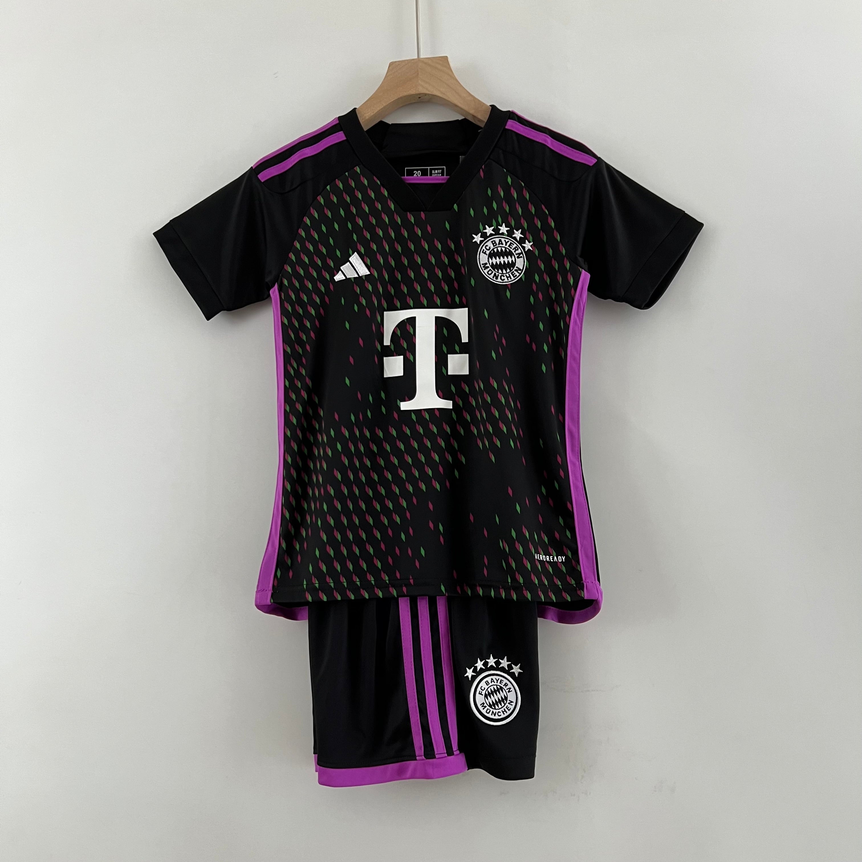 Camisola Fora Bayern Munique 23-24 Crianças