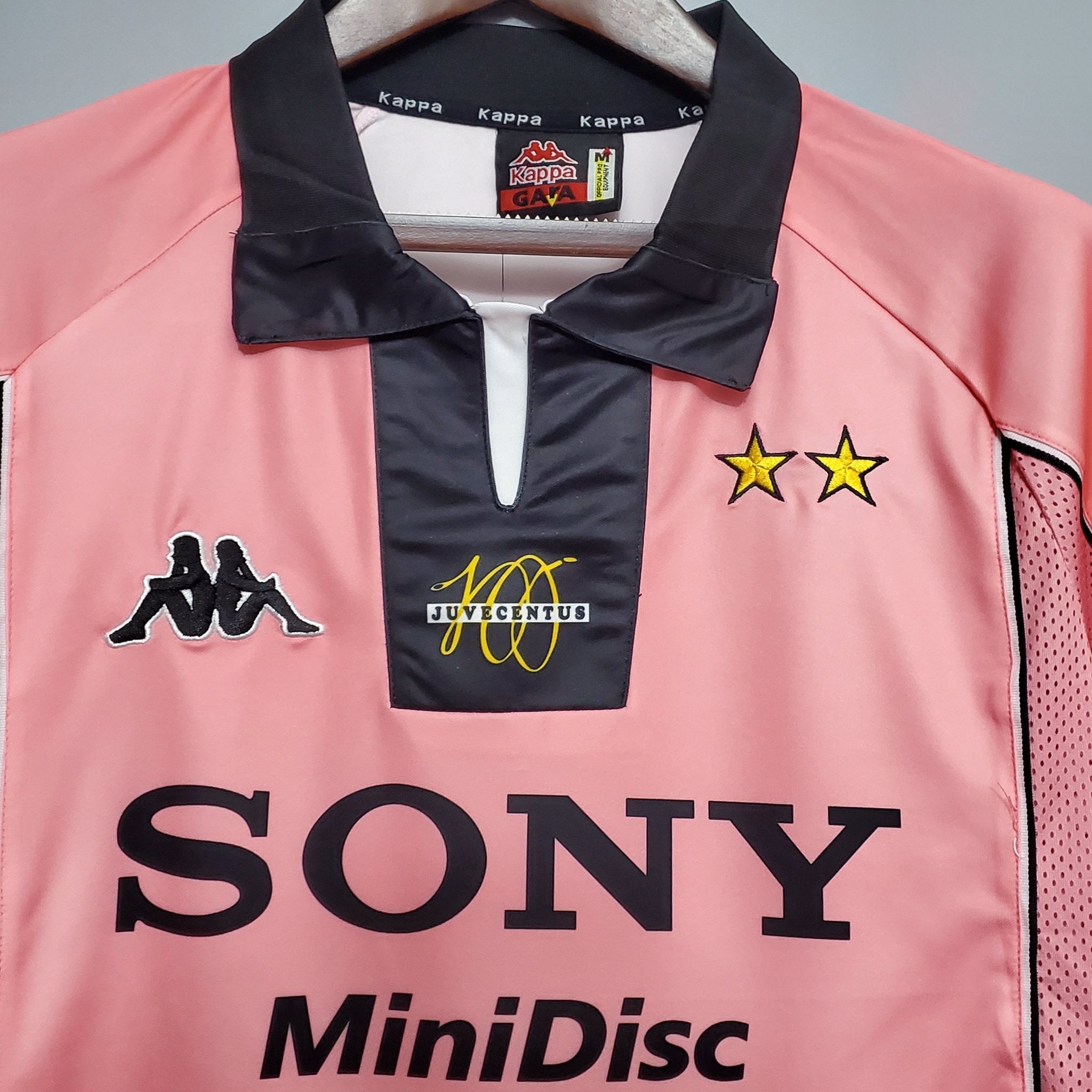 Camisola Retro Fora Juventus Rosa 1997-1998