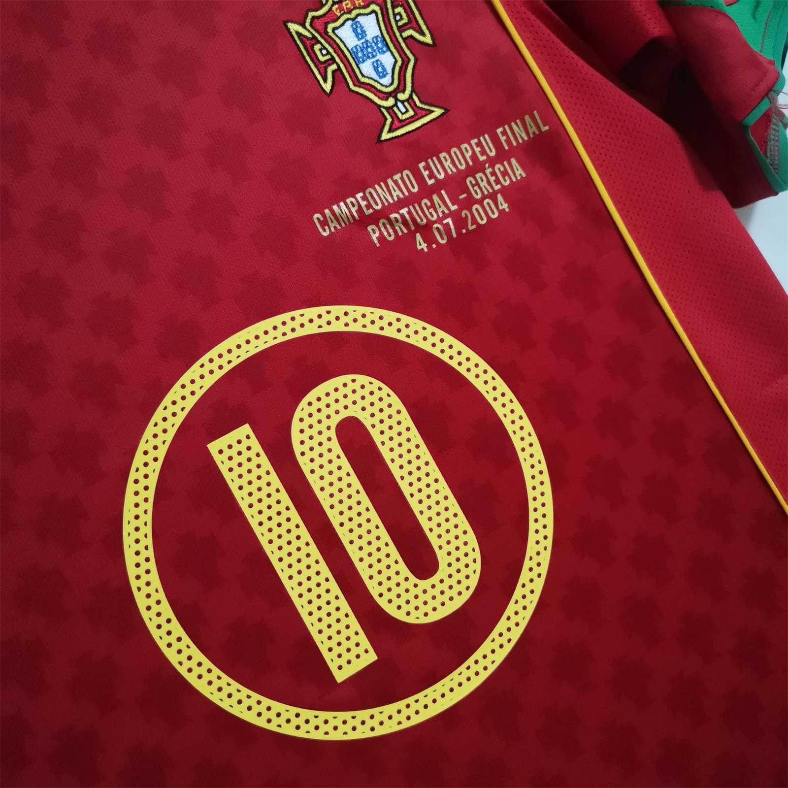 Maillot Retro Portugal 2004 – Kit Classique Euro 2004