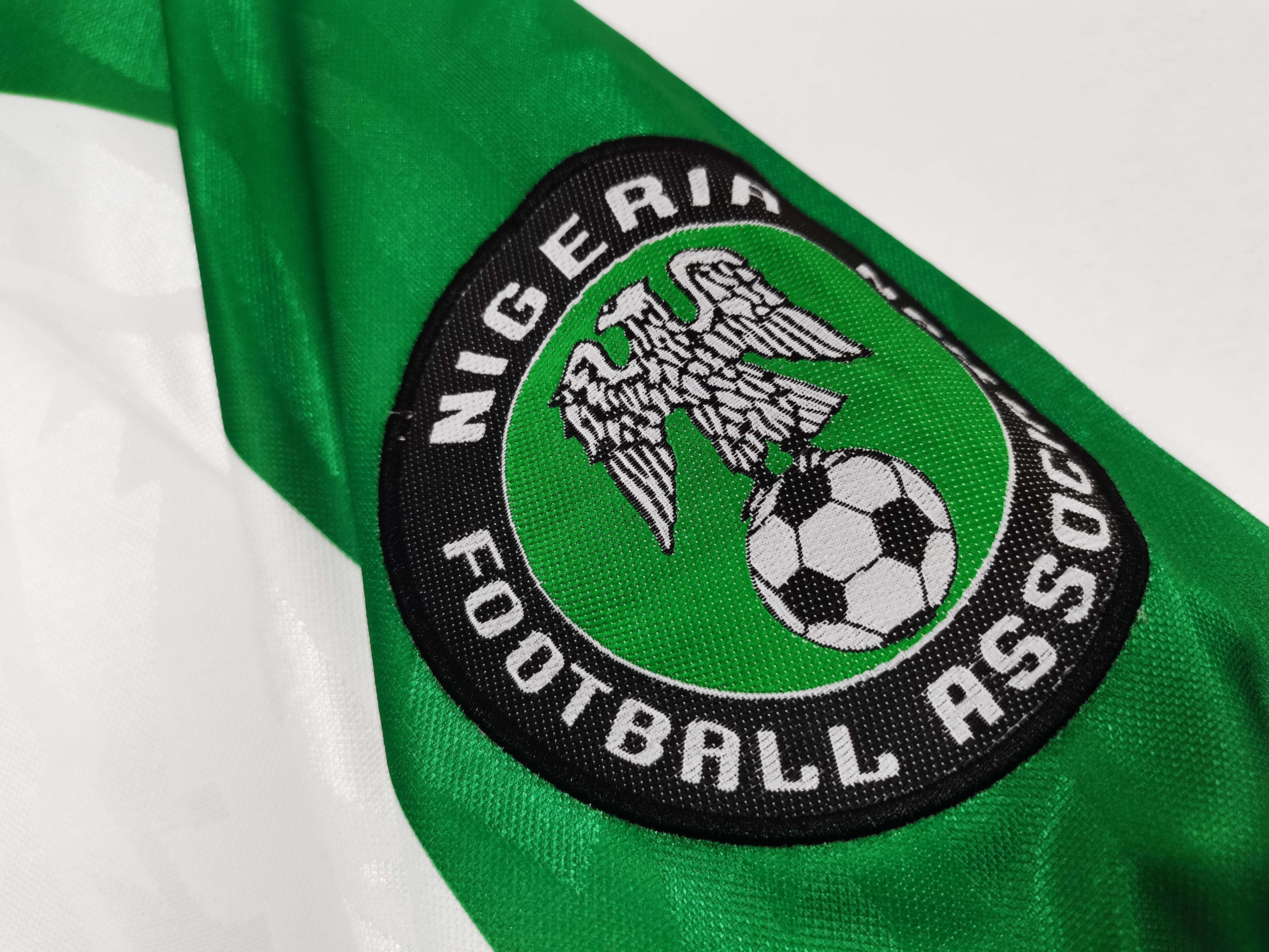 Tenue du Nigeria 1996/98 blanche et verte