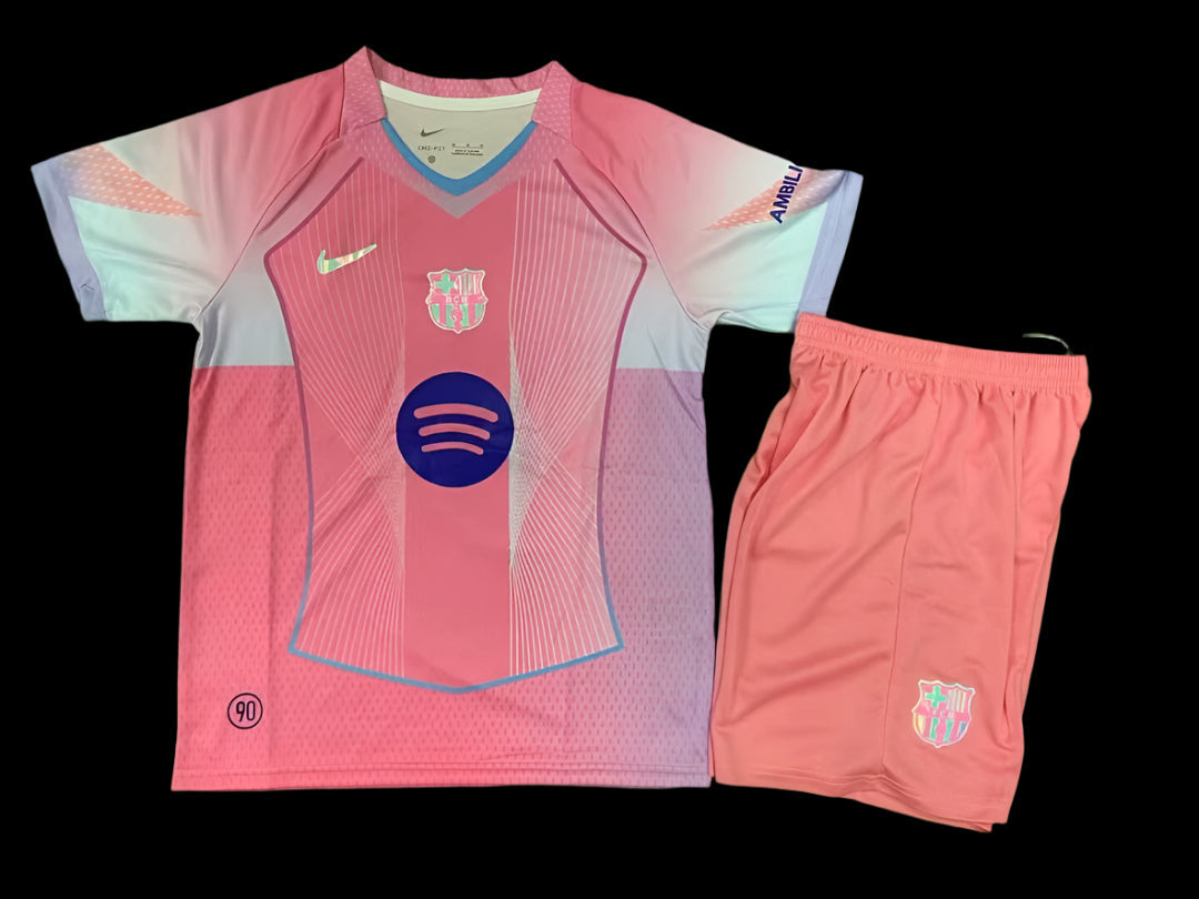 Camisola Infantil Rosa FC Barcelona 2025–26