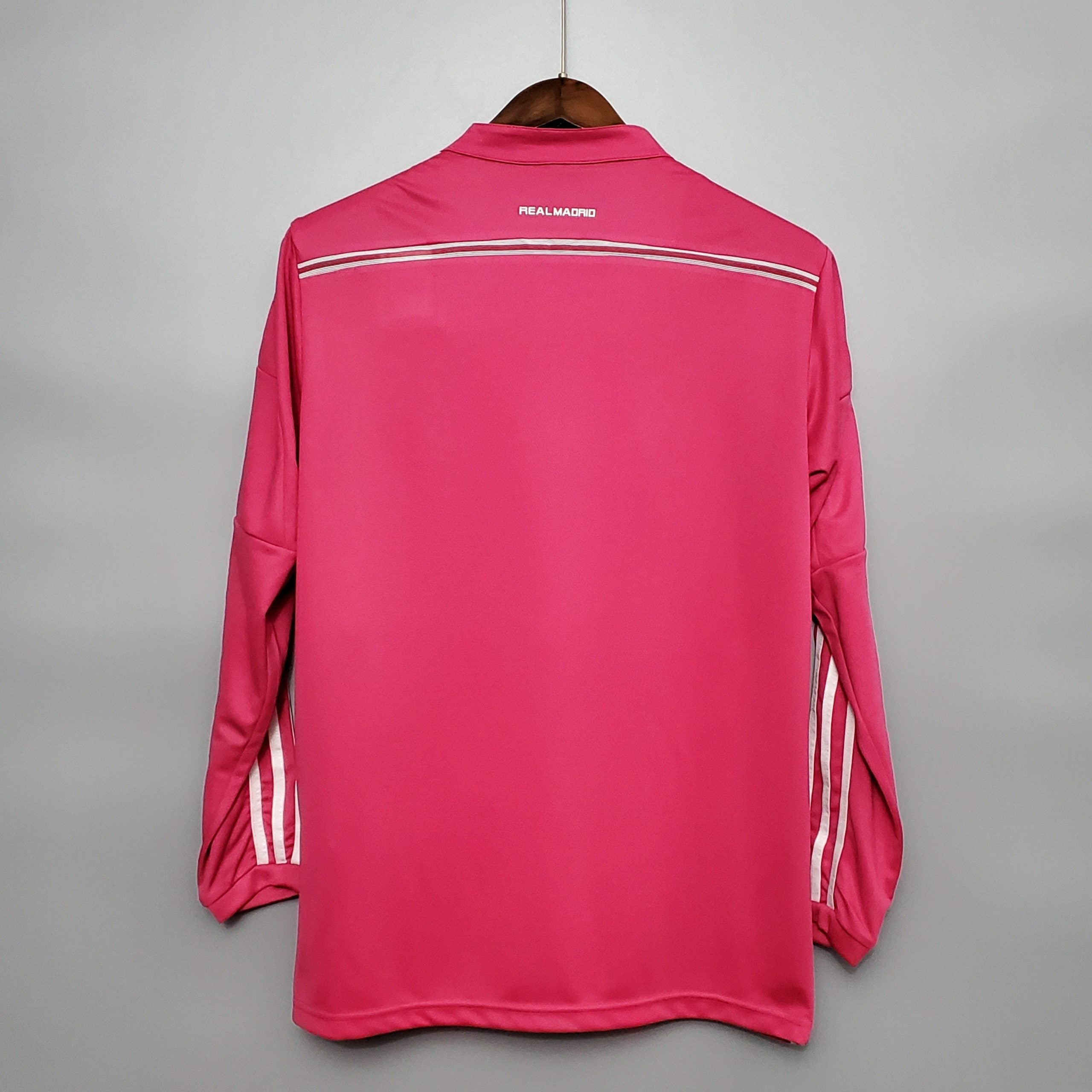 Camiseta retro rosa manga larga Real Madrid 2014/2015