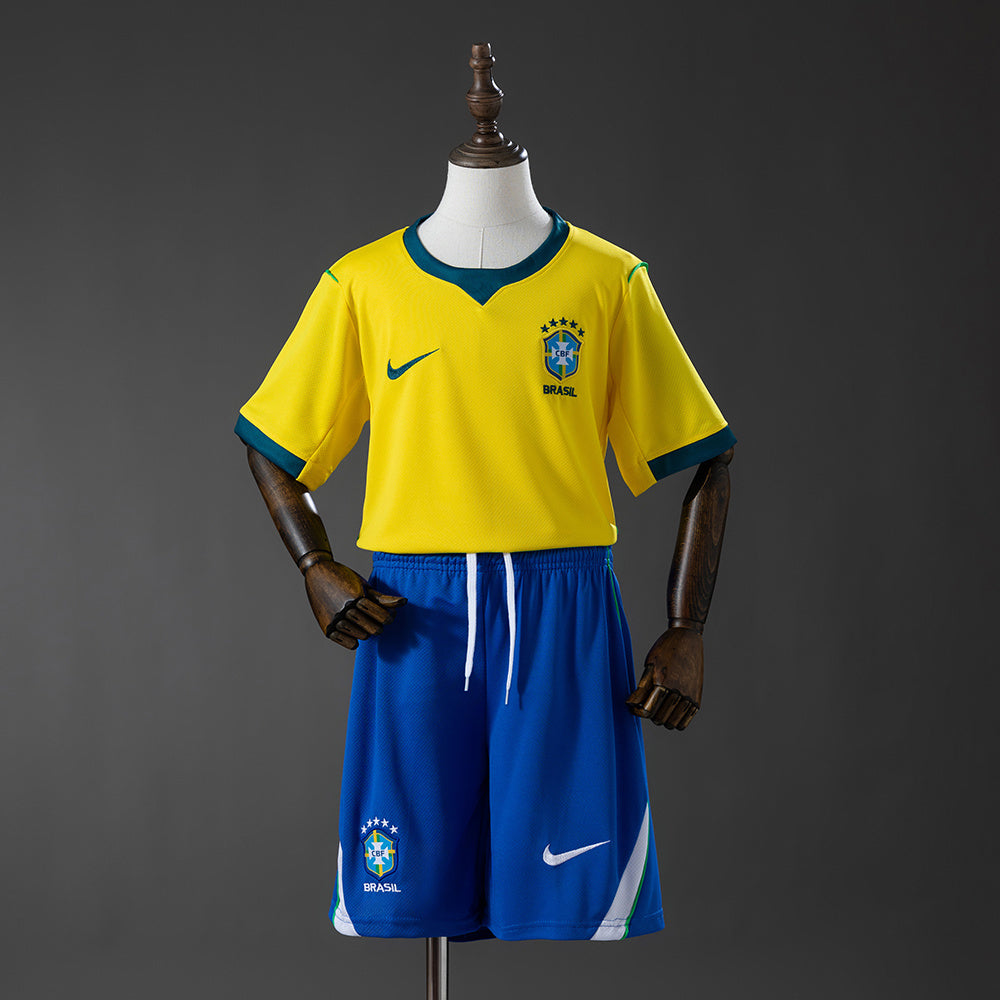 Brazil 2026 Home World Cup Kids Jersey