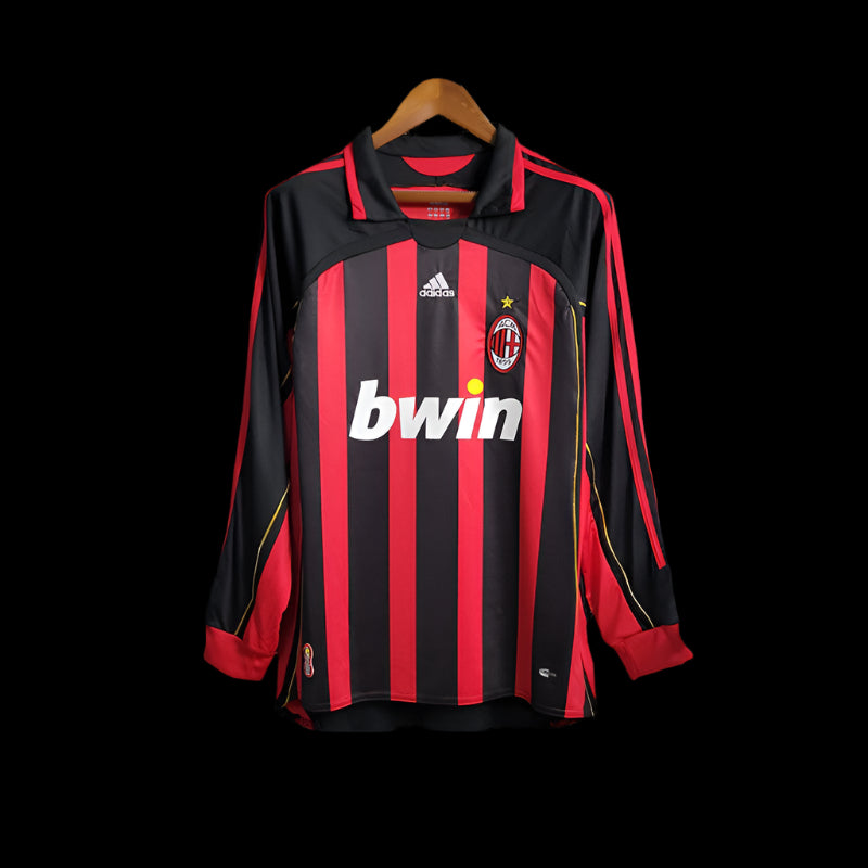 Equipación local AC Milan 06/07 – Retro de manga larga