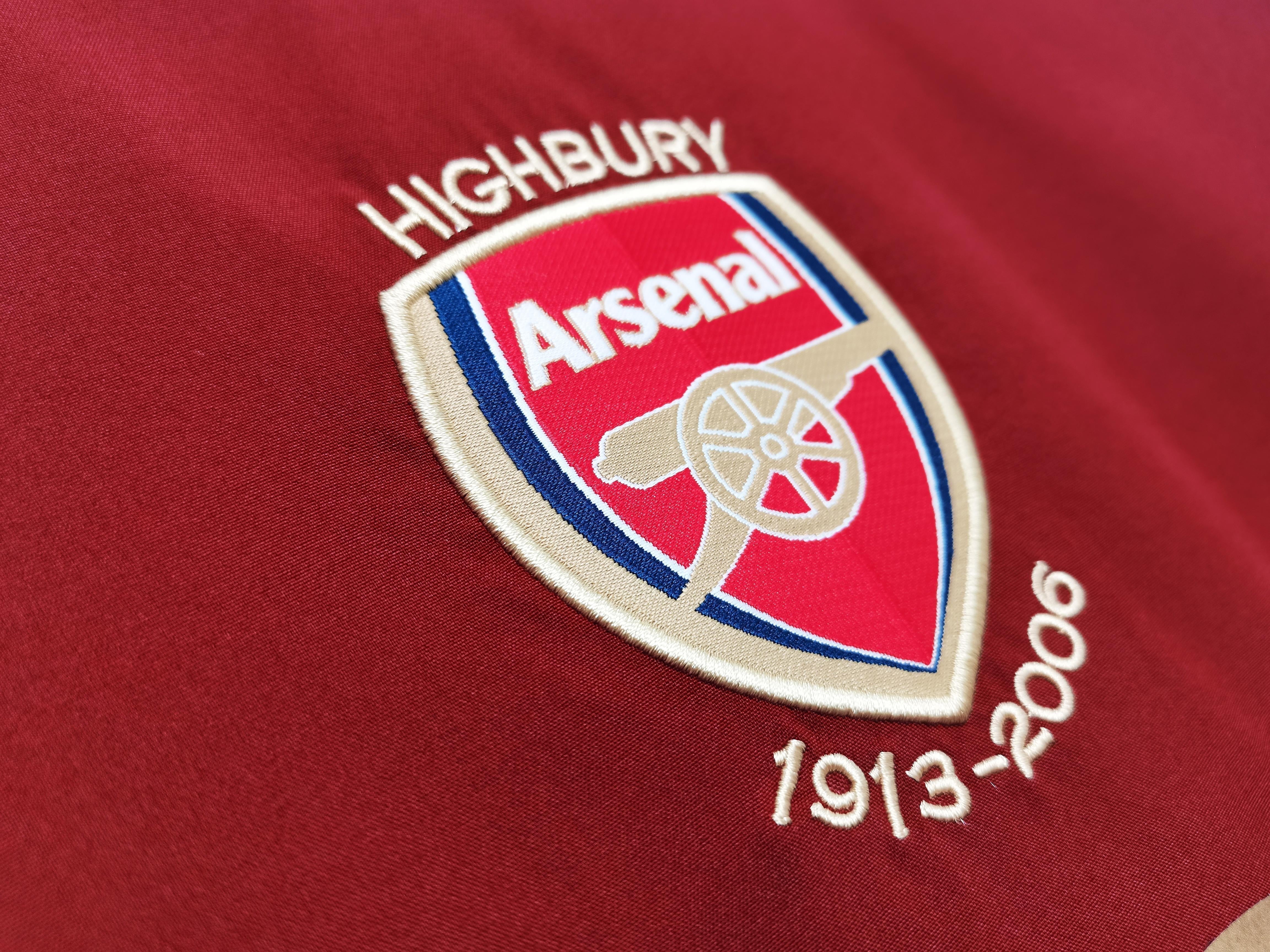 Equipamento Principal Arsenal 2005-2006 Manga Comprida