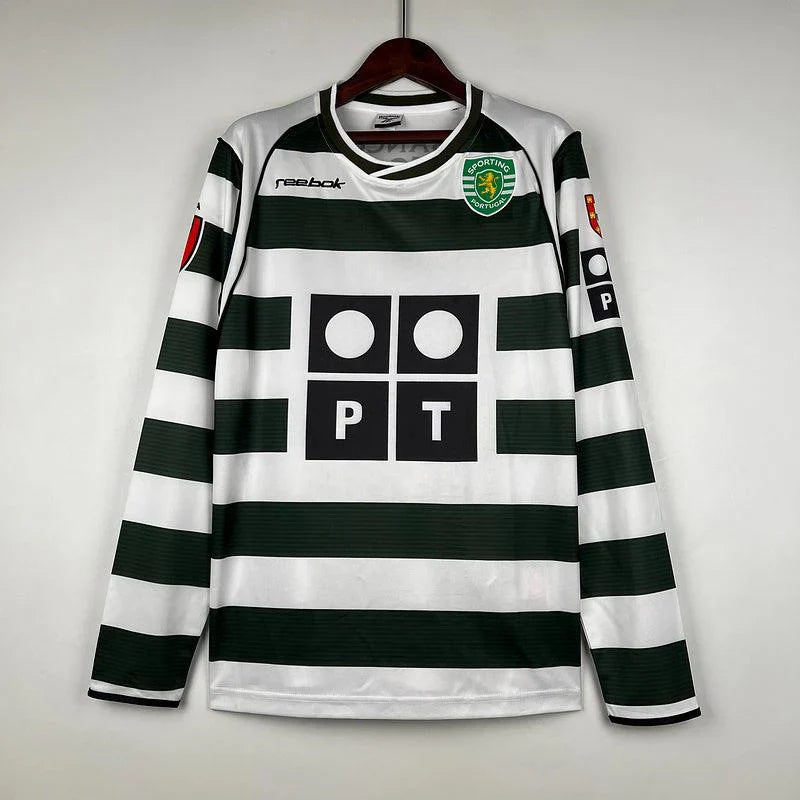 maillot de football à manches longues Sporting Lisbonne 2001/2003