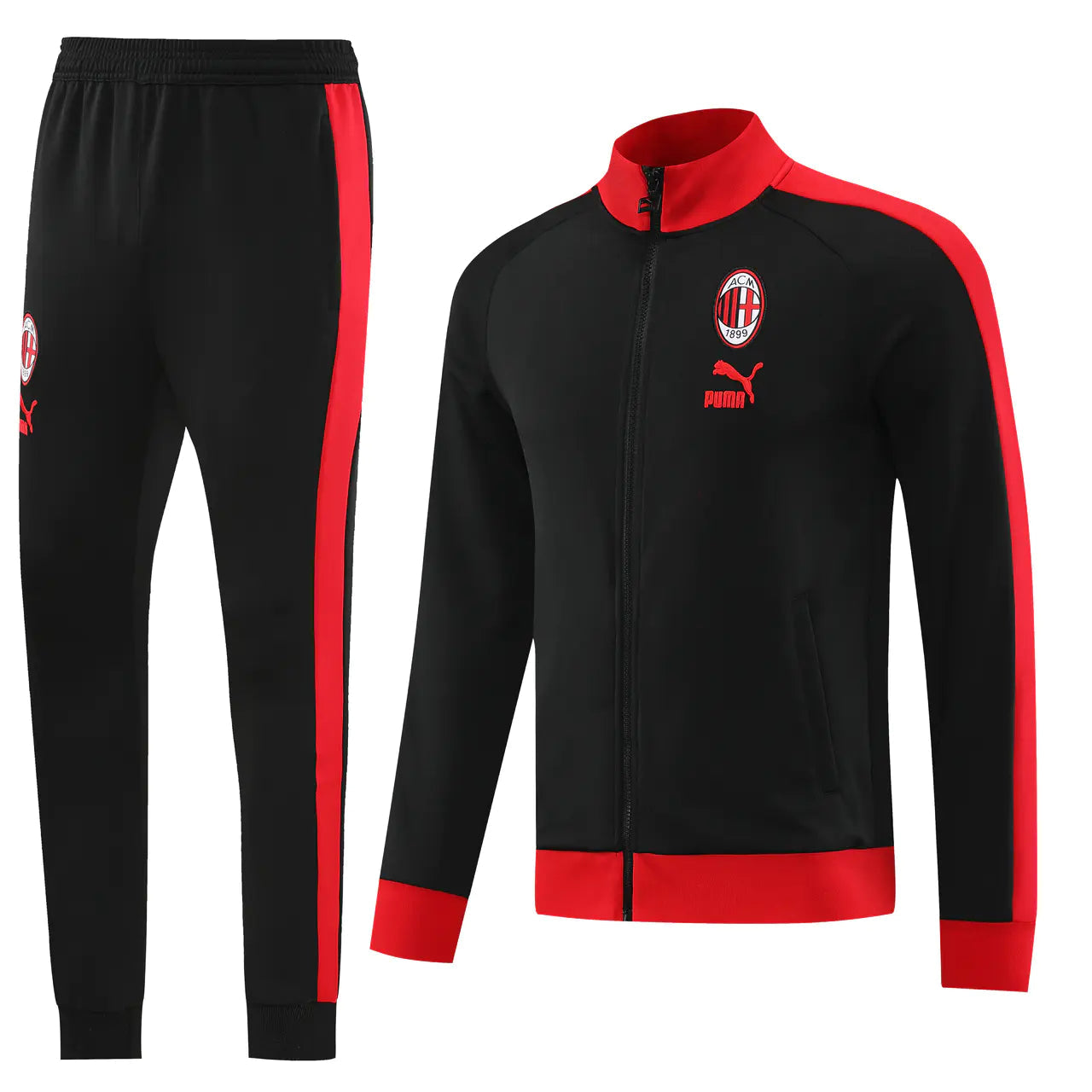 Fato de treino preto AC Milan 23-24