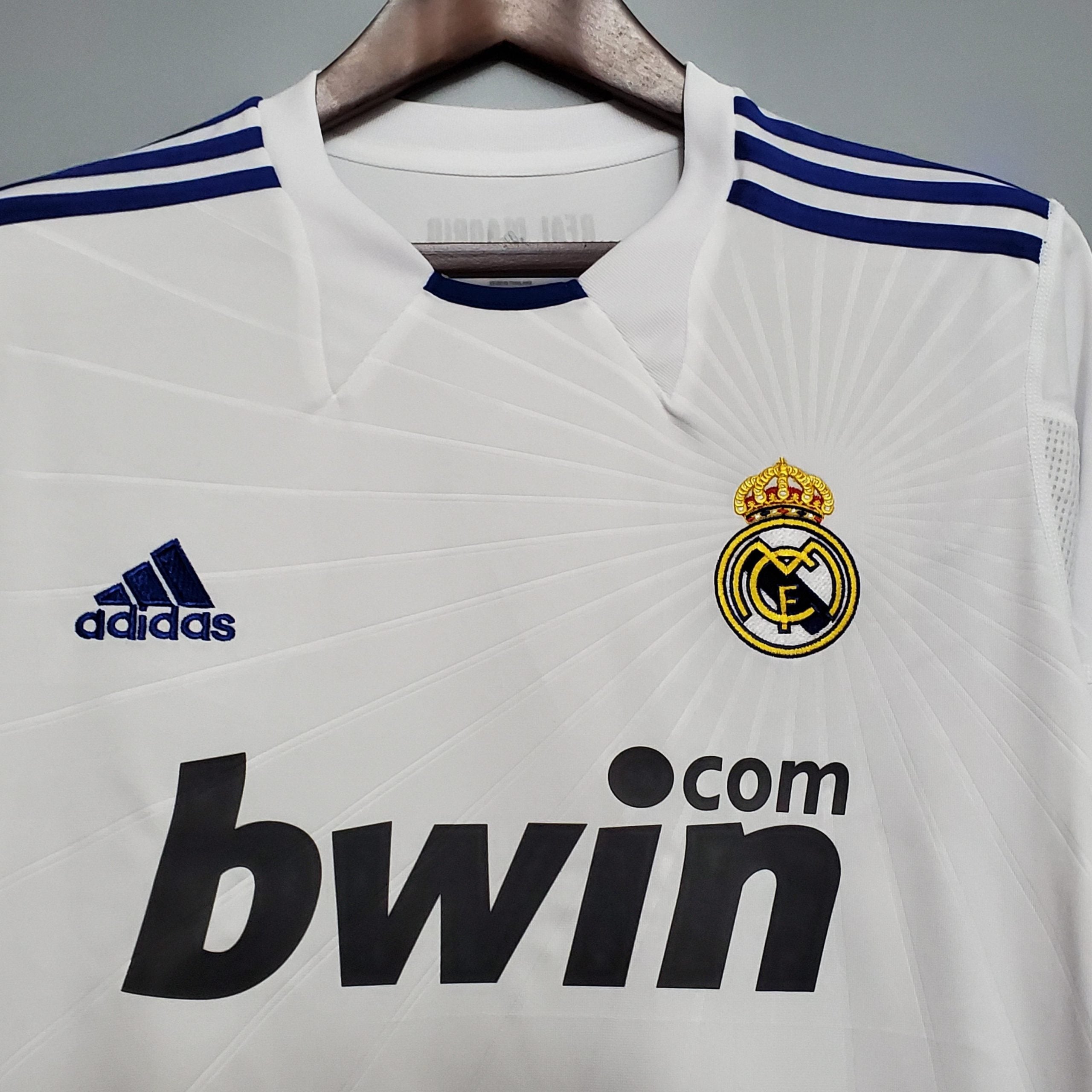 2010/2011 Real Madrid Heim Retro Langarm Trikot