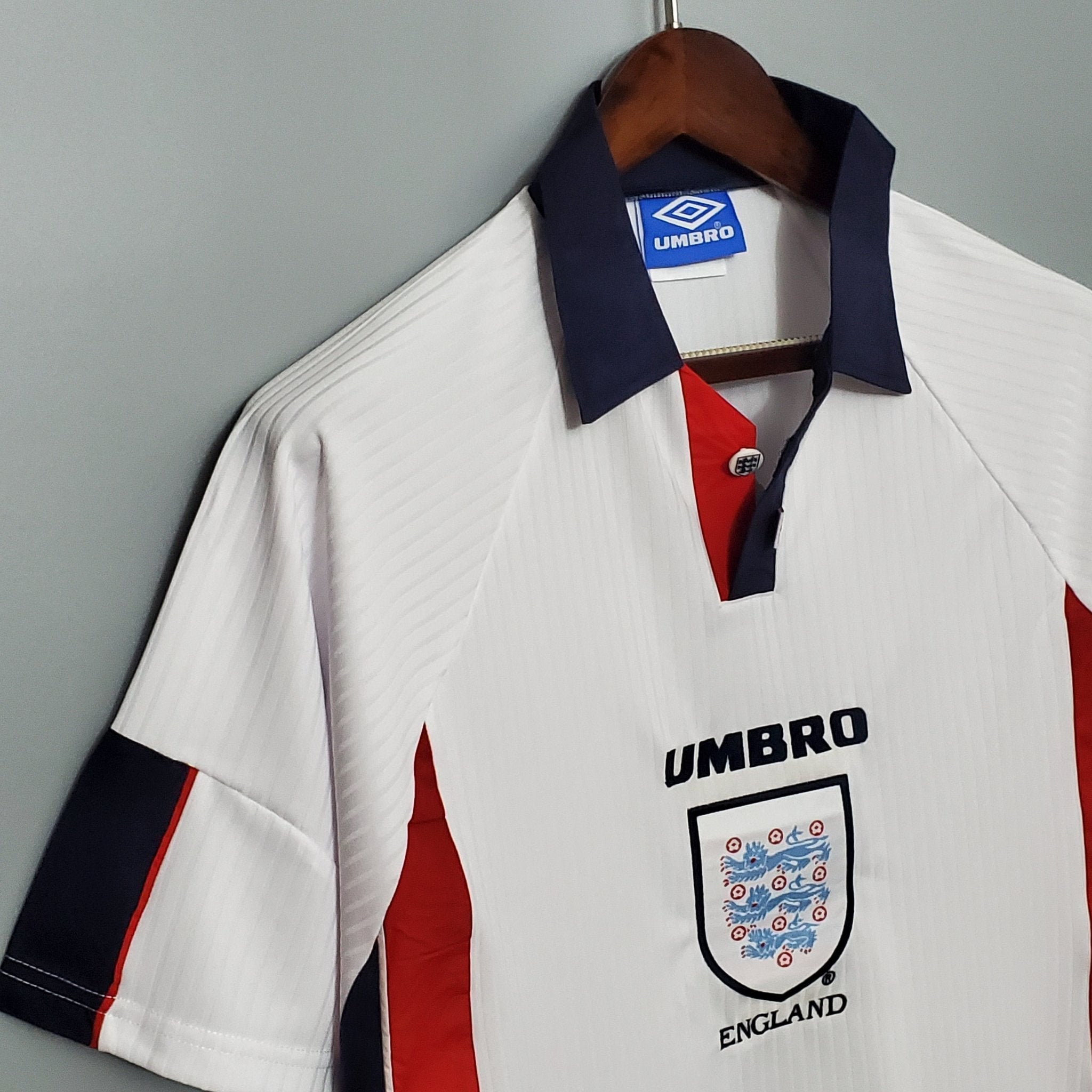 Equipación retro de local de Inglaterra 1998