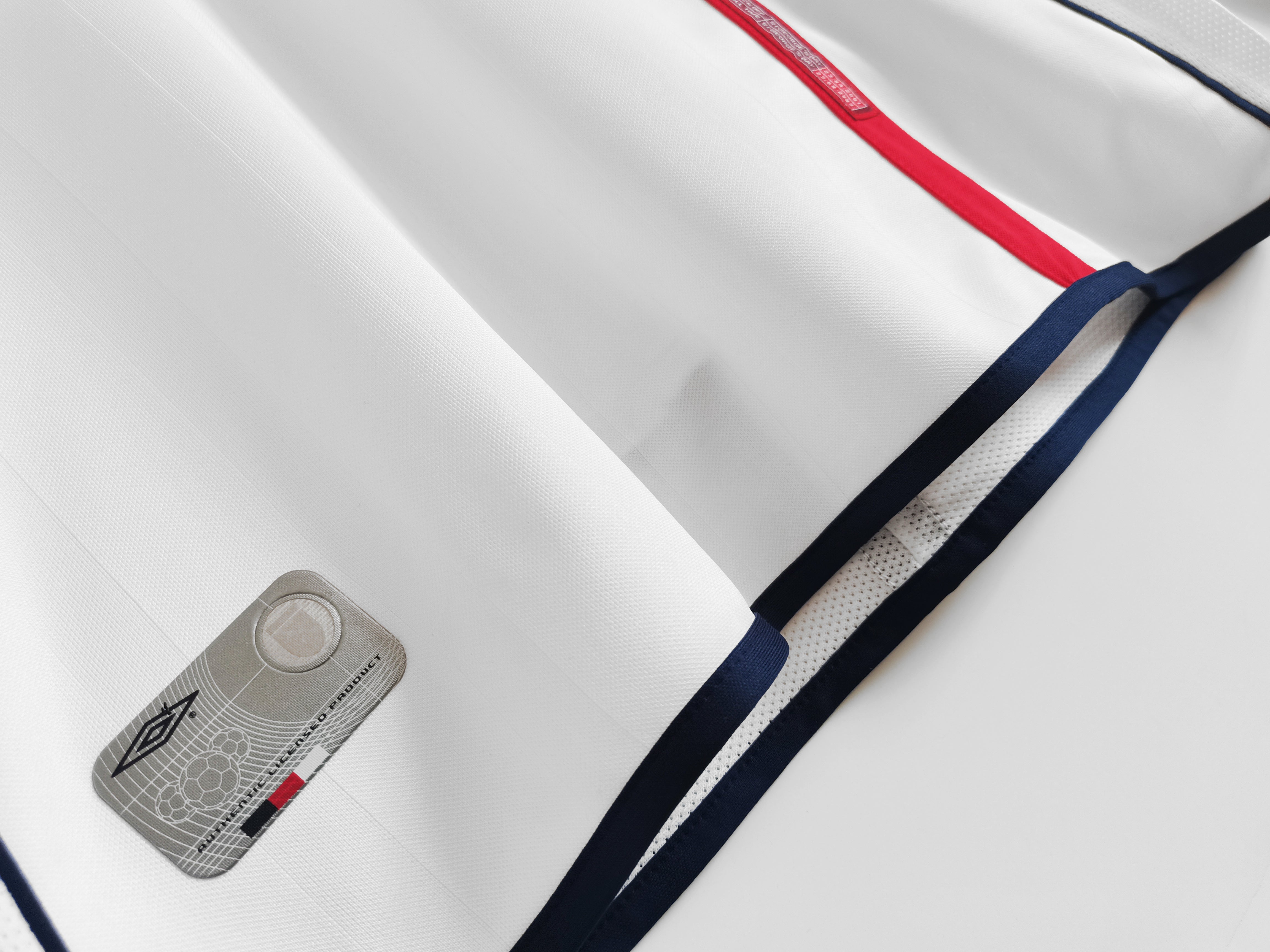 2002 Engeland thuisshirt met lange mouwen
