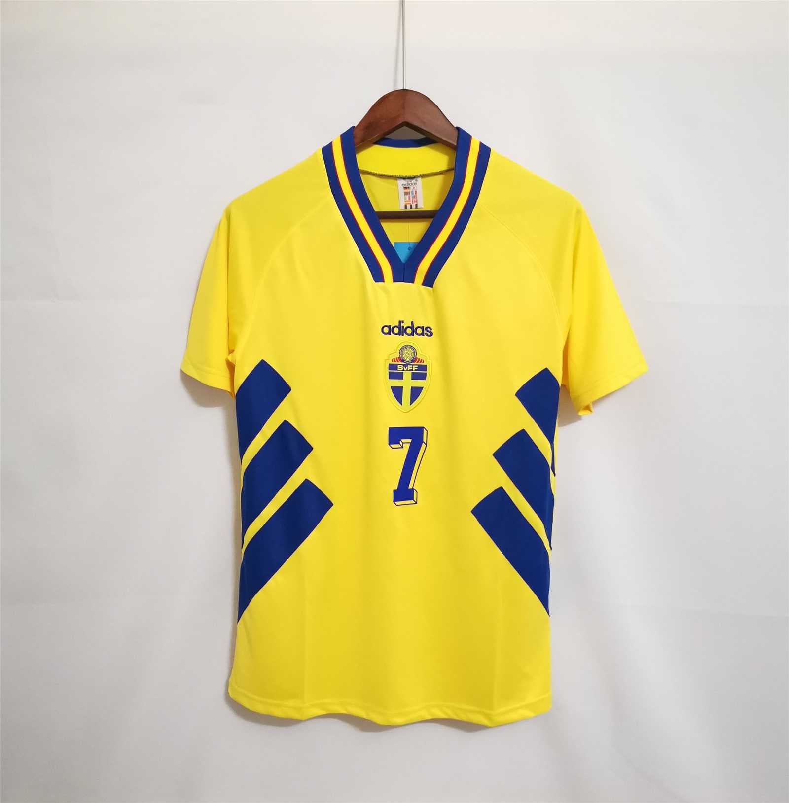 Camiseta retro local Suecia 1994