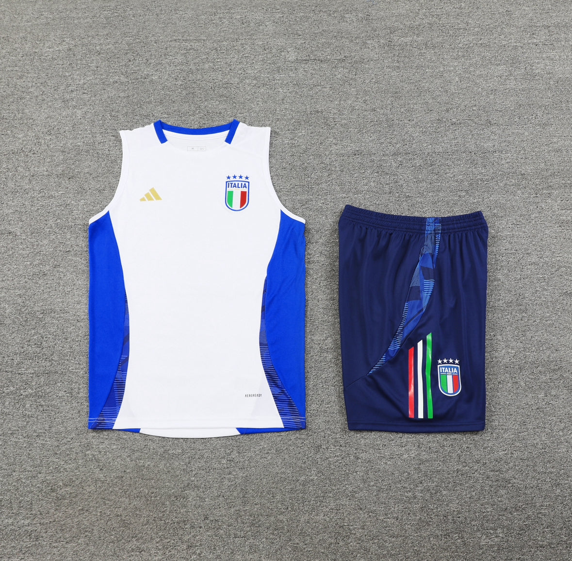 Conjunto de Treino Branco Itália 2024/25