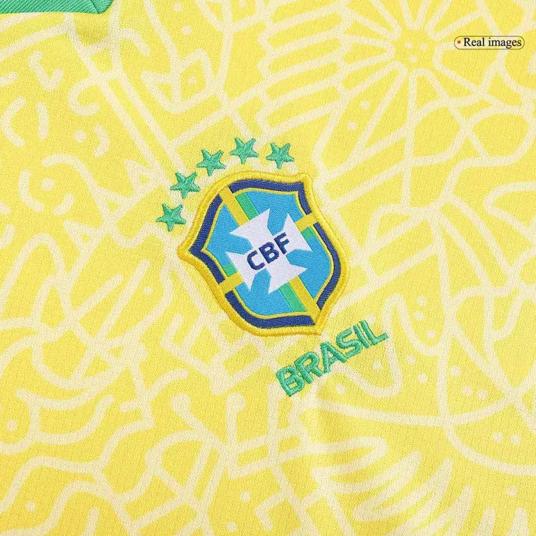 Brazil Home Jersey 24/25 – Kids
