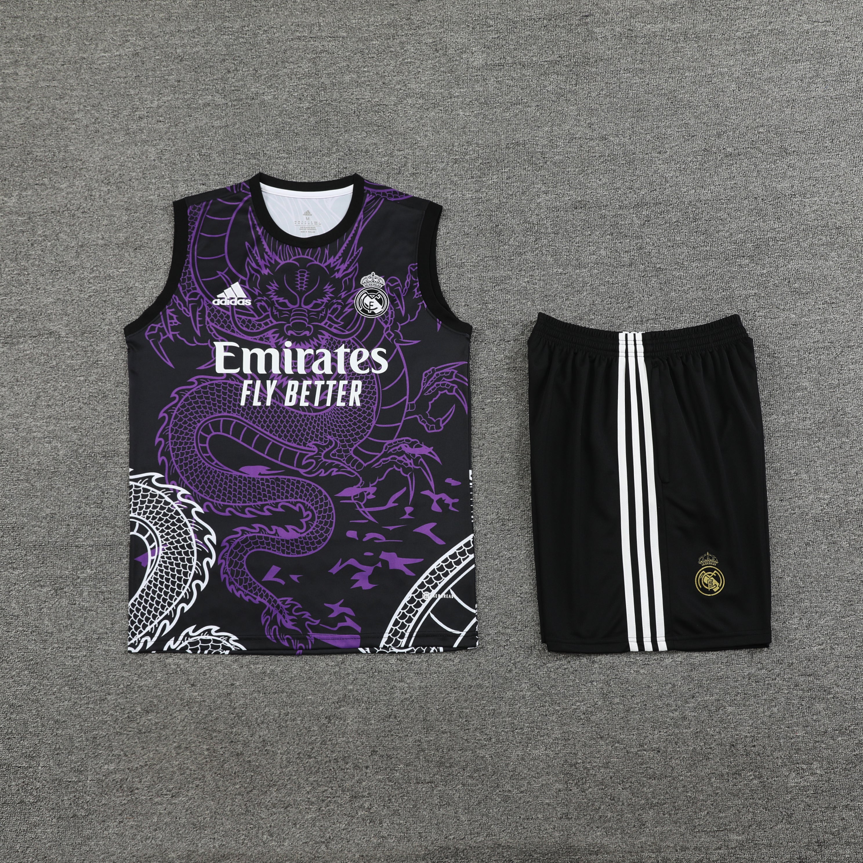 Ensemble d’entraînement Dragon violet Real Madrid 2024/25