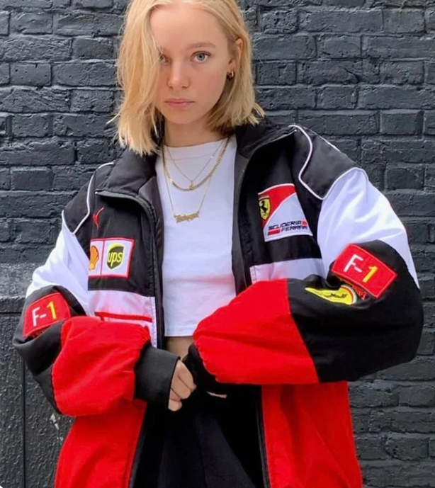 Giacca Team Corse Rari F1 – Giacca Scuderia Motorsport con Zip