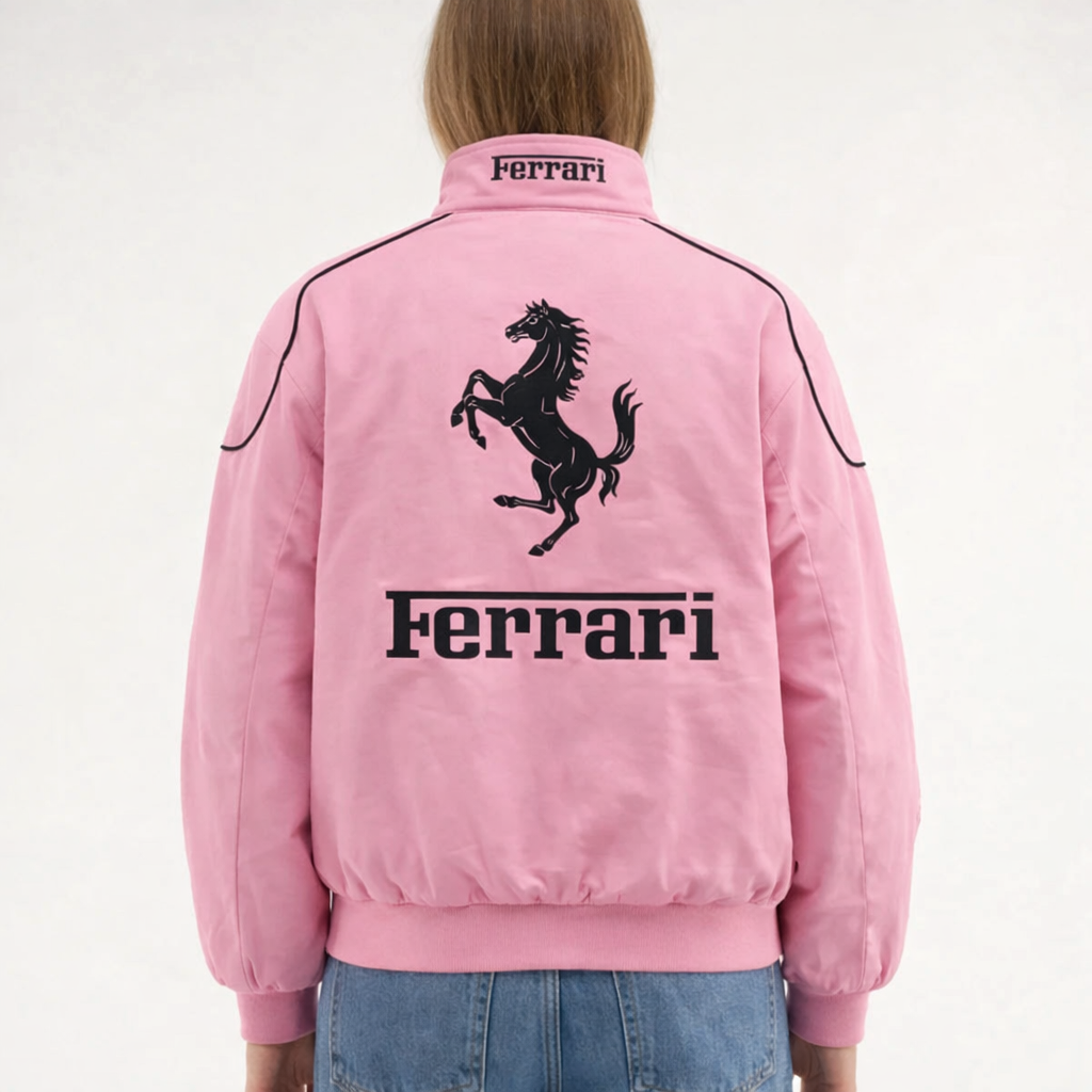 Veste Vintage Rose Ferrari F1 Racing