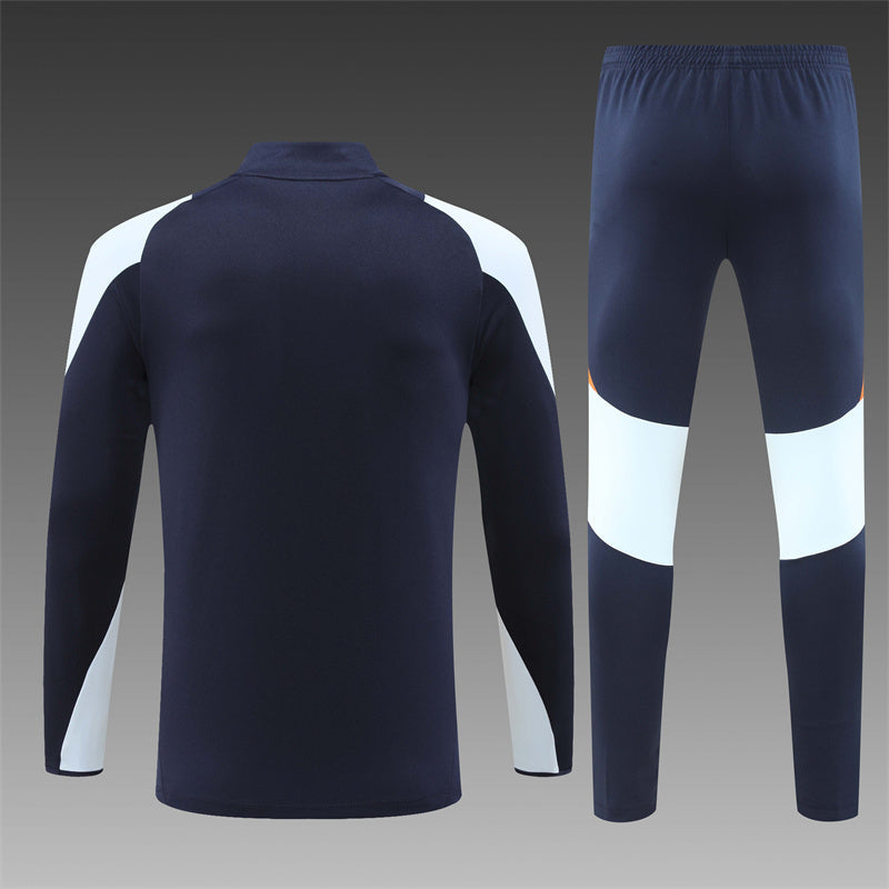 Chándal Real Madrid Azul Marino/Gris/Naranja