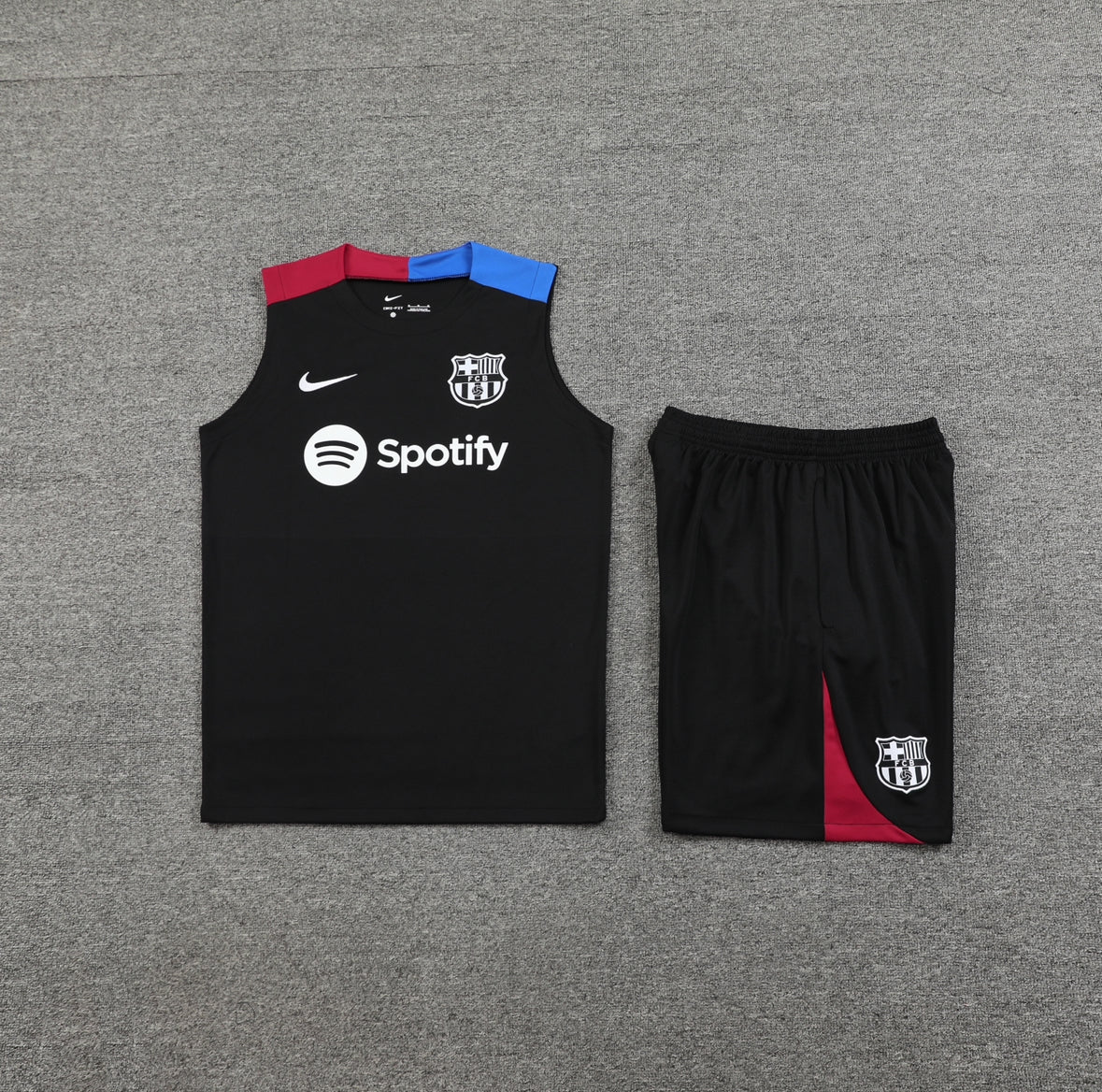 Barcelona zwart trainingsset 2024/25
