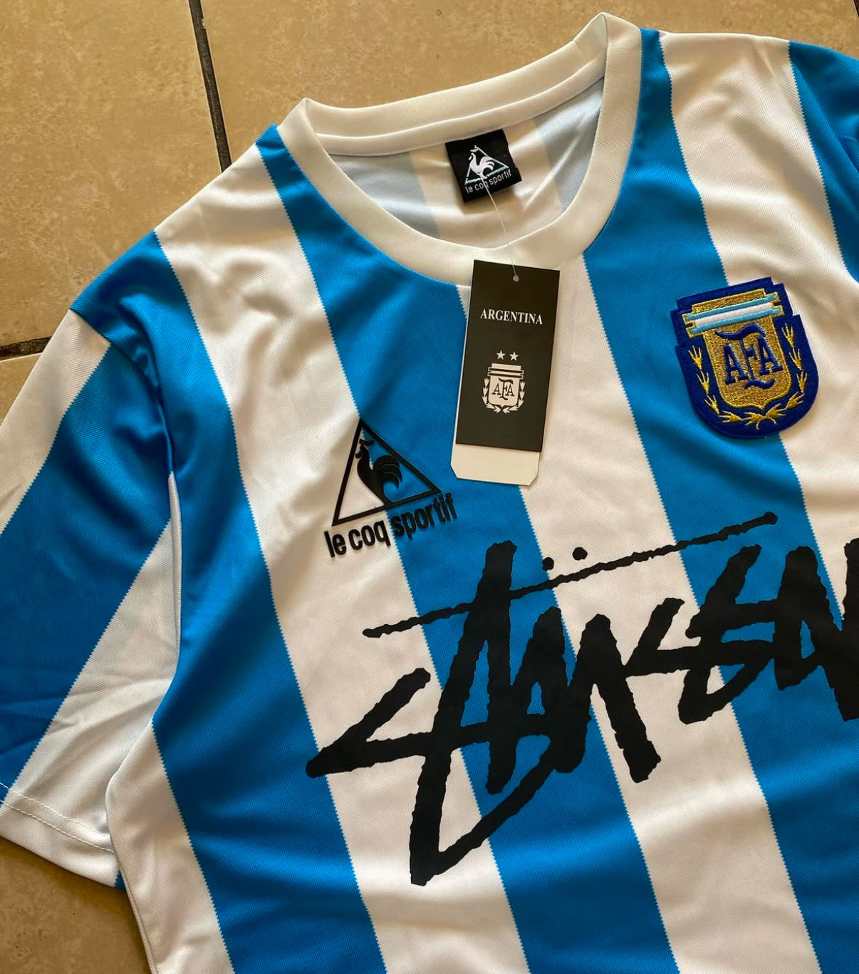 Kit retro 1986 Argentina X Stussy