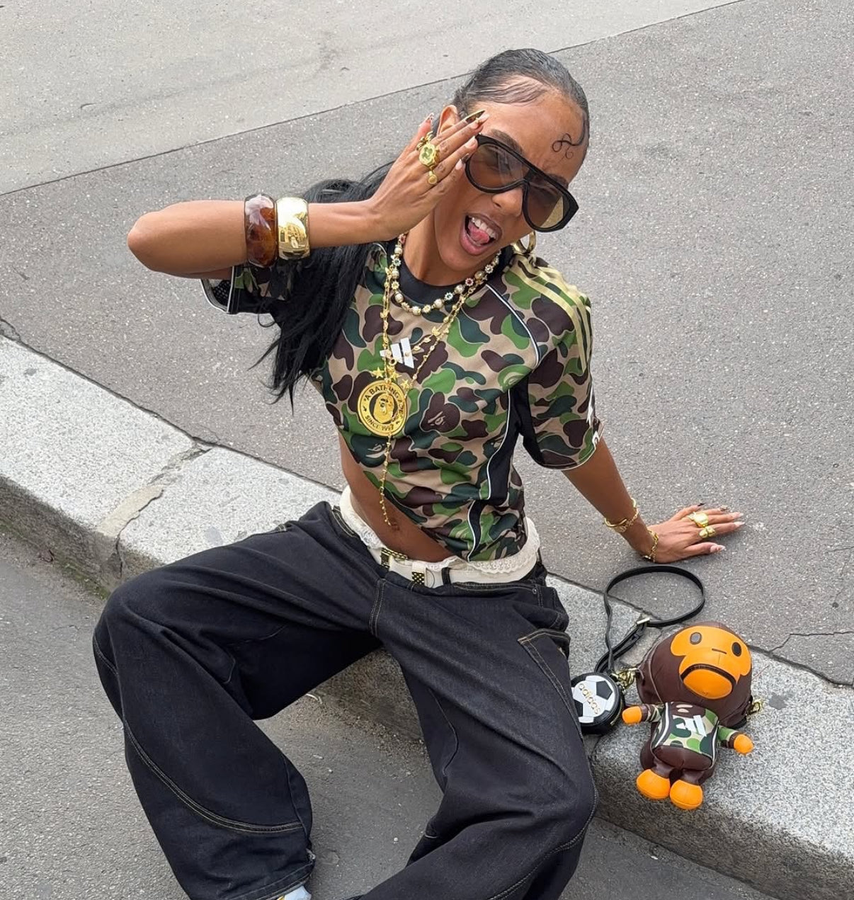 Adidas x BAPE Camo Trikot