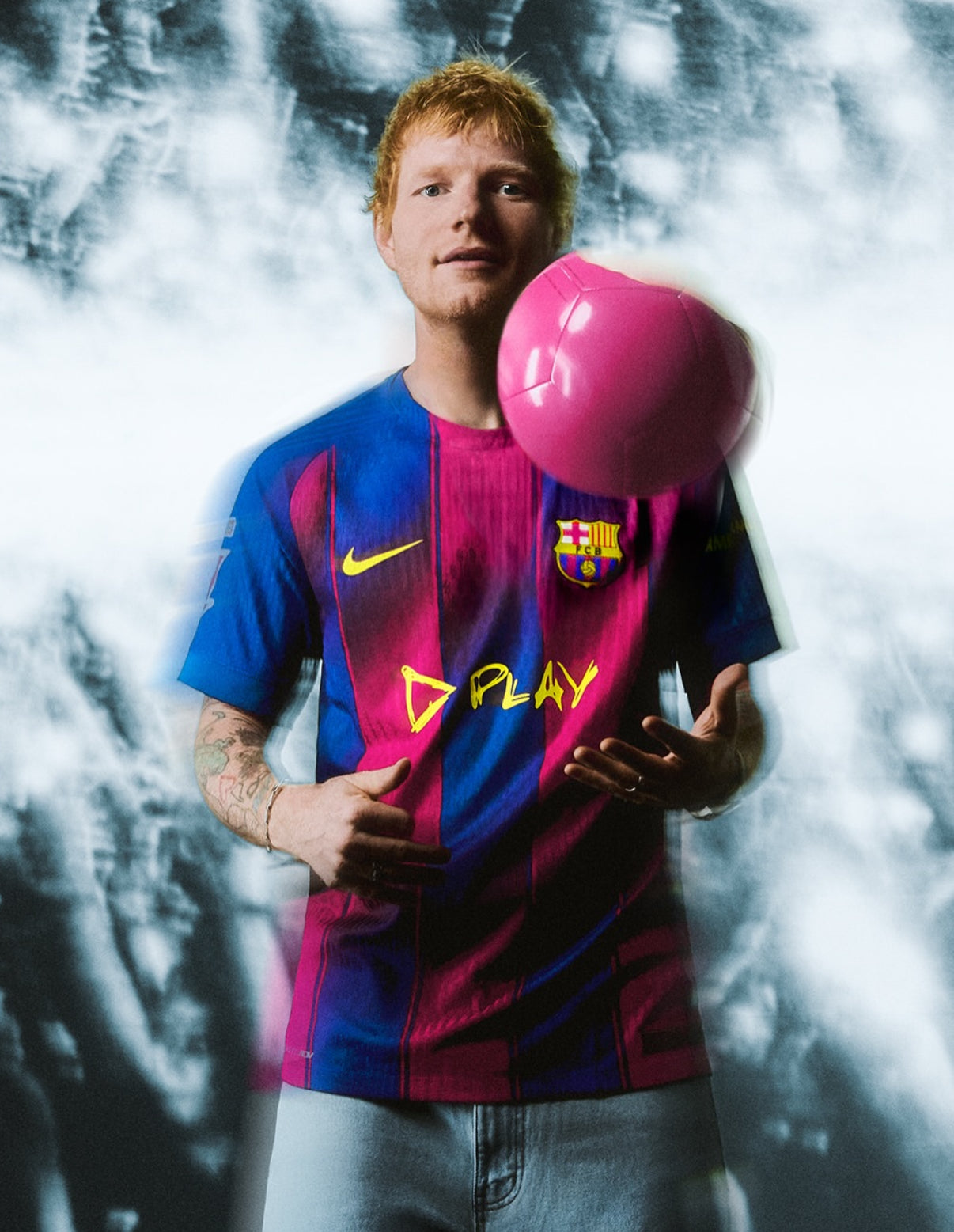 FC Barcelona x Ed Sheeran Sonderedition Clásico Trikot 2025/2026