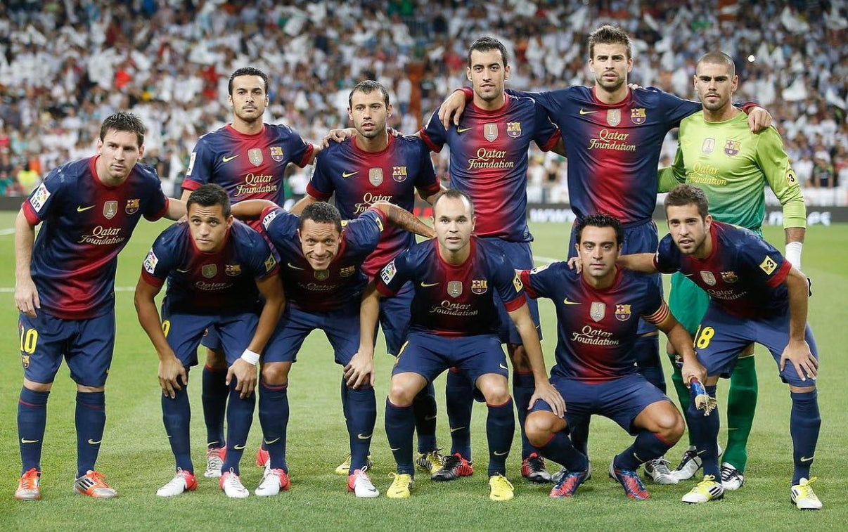FC Barcelona Home Retro Jersey Long Sleeve 2012/2013