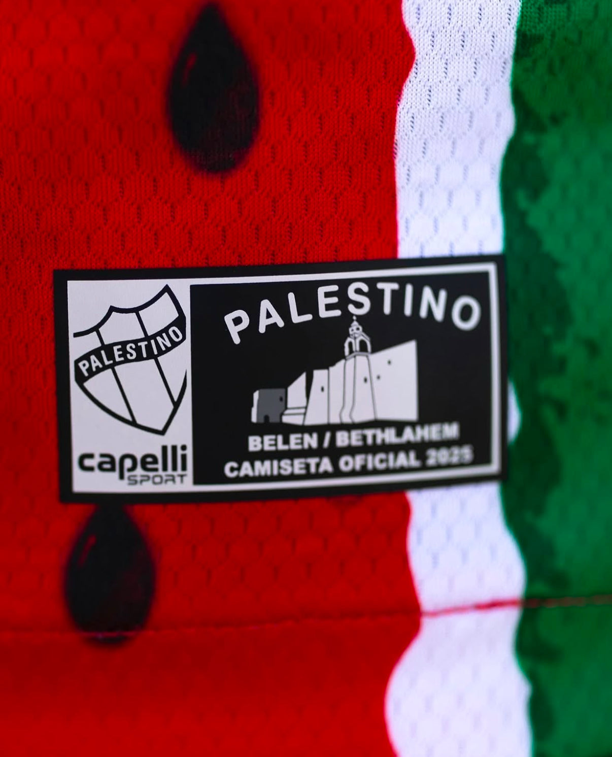 Palästina Wassermelone Fußballtrikot Pelestino 2025/2026