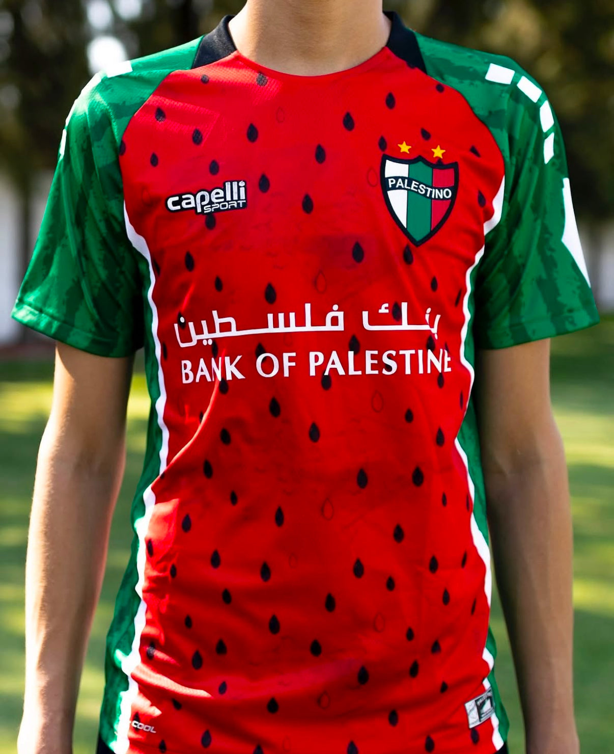 Palästina Wassermelone Fußballtrikot Pelestino 2025/2026