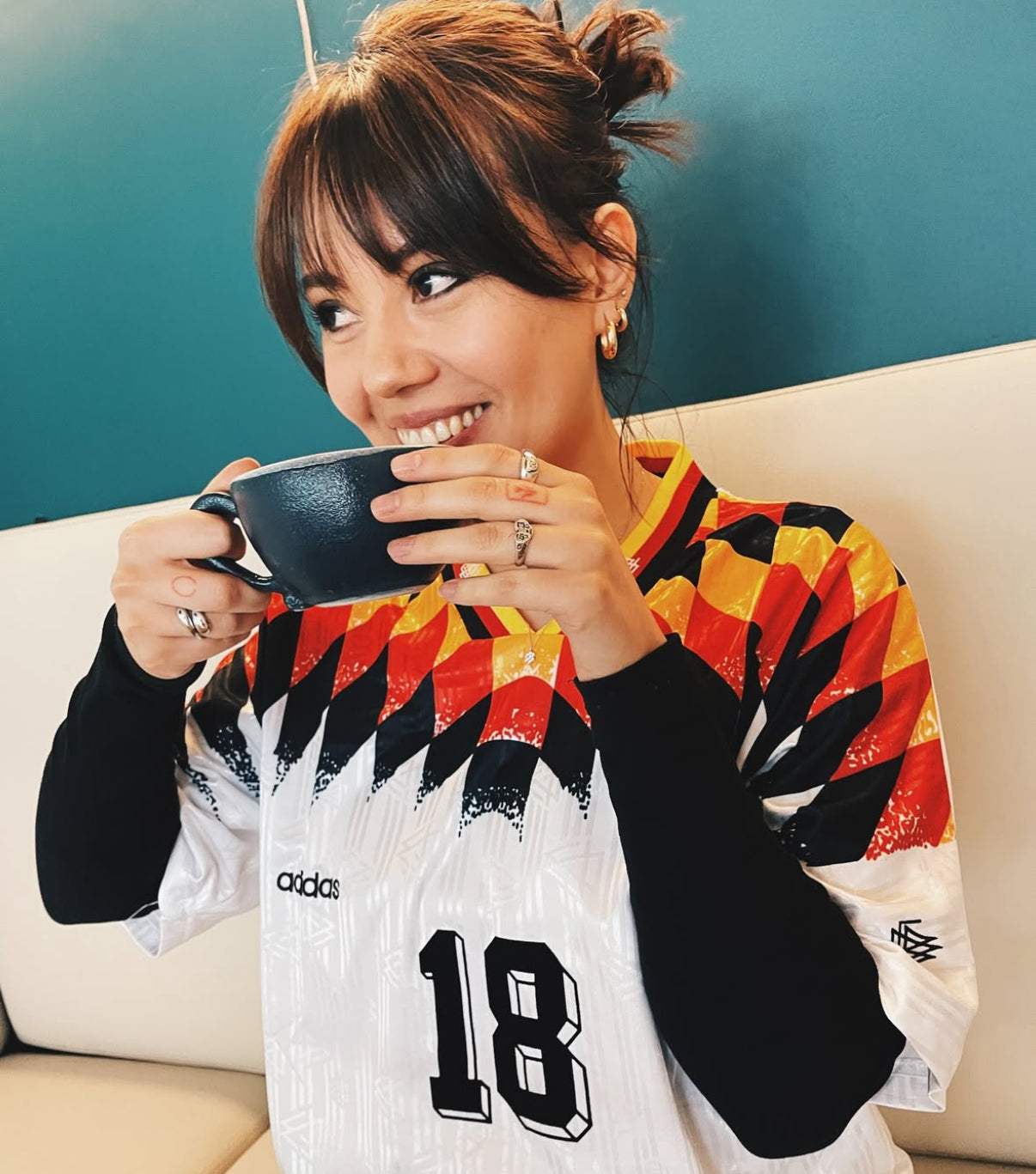 1994 Deutschland Heim Retro-Trikot