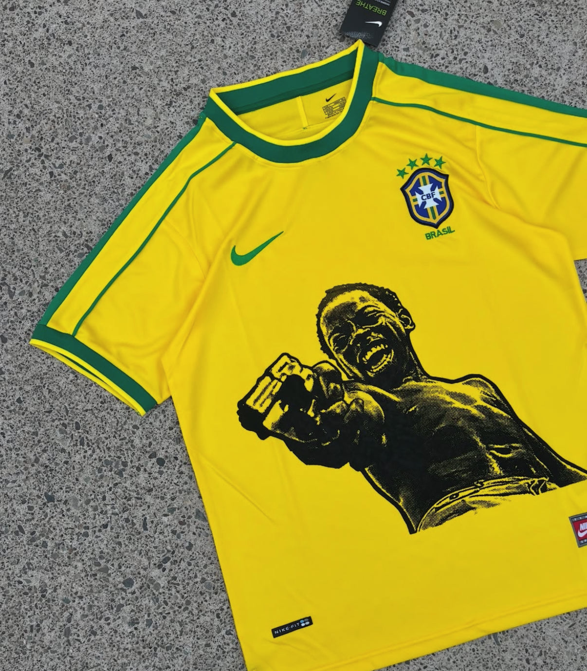 Maglia retrò Brasile 1998 X City of God Concept