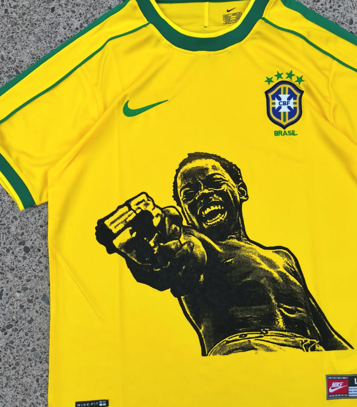 Maglia retrò Brasile 1998 X City of God Concept