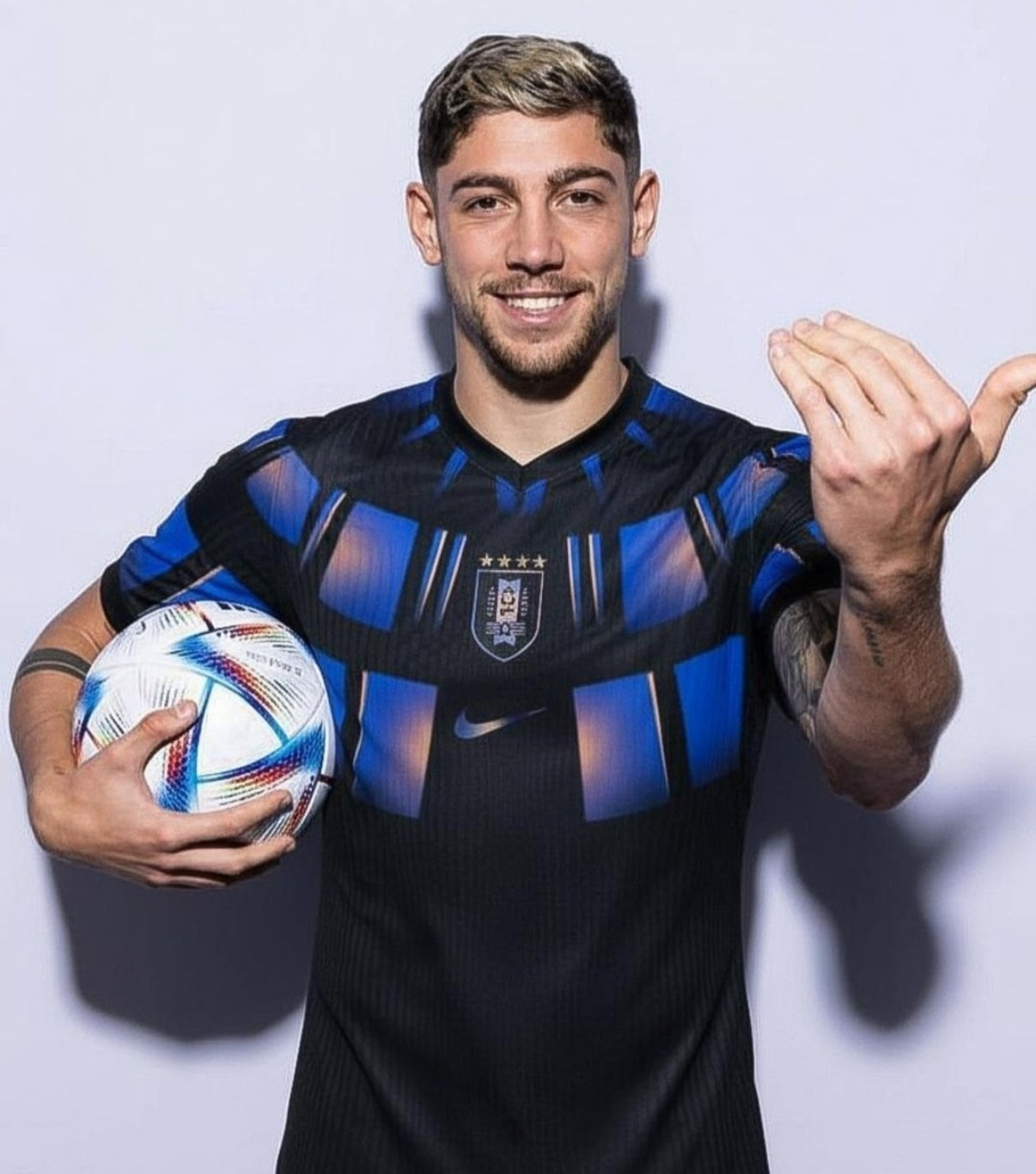 Maglia trasferta Uruguay Coppa del Mondo 2026 Edizione Pantera Nera
