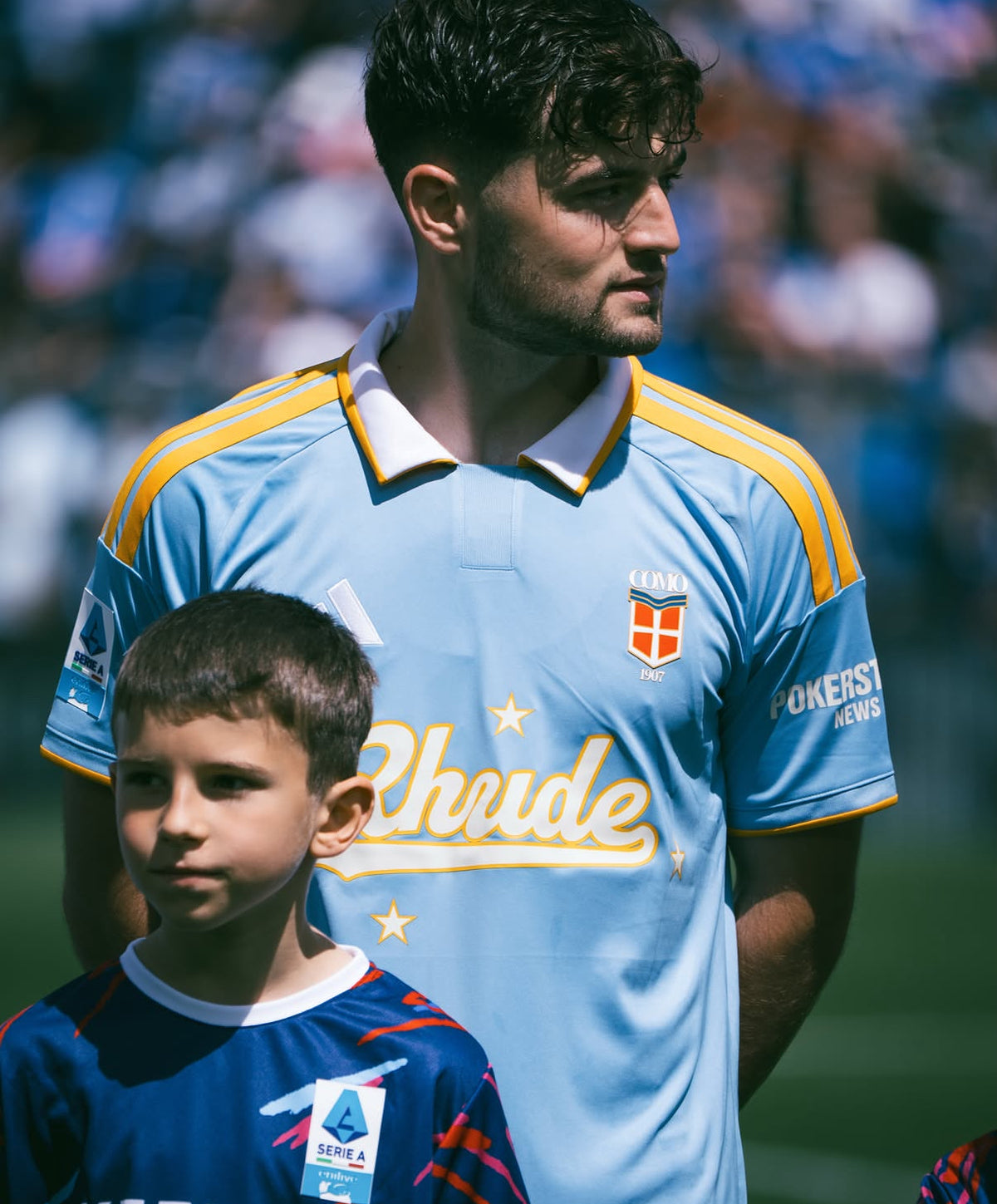 Como X Rhude football jersey