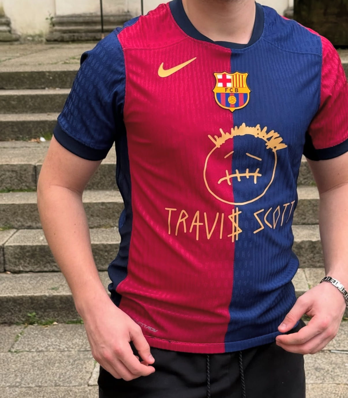 FC Barcelona X Travis Scott camisola edição especial