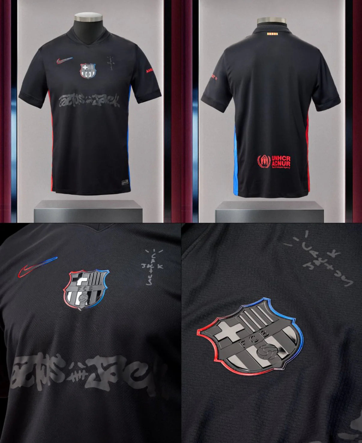 Camiseta Visitante FC Barcelona Travis Scott