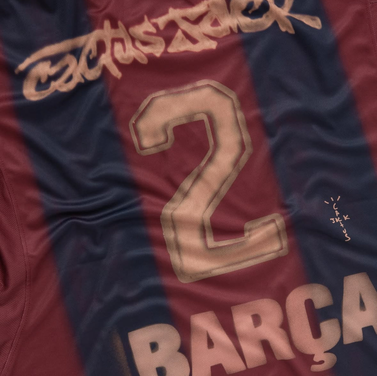 Maglia scheletro Barcelona x Travis Scott
